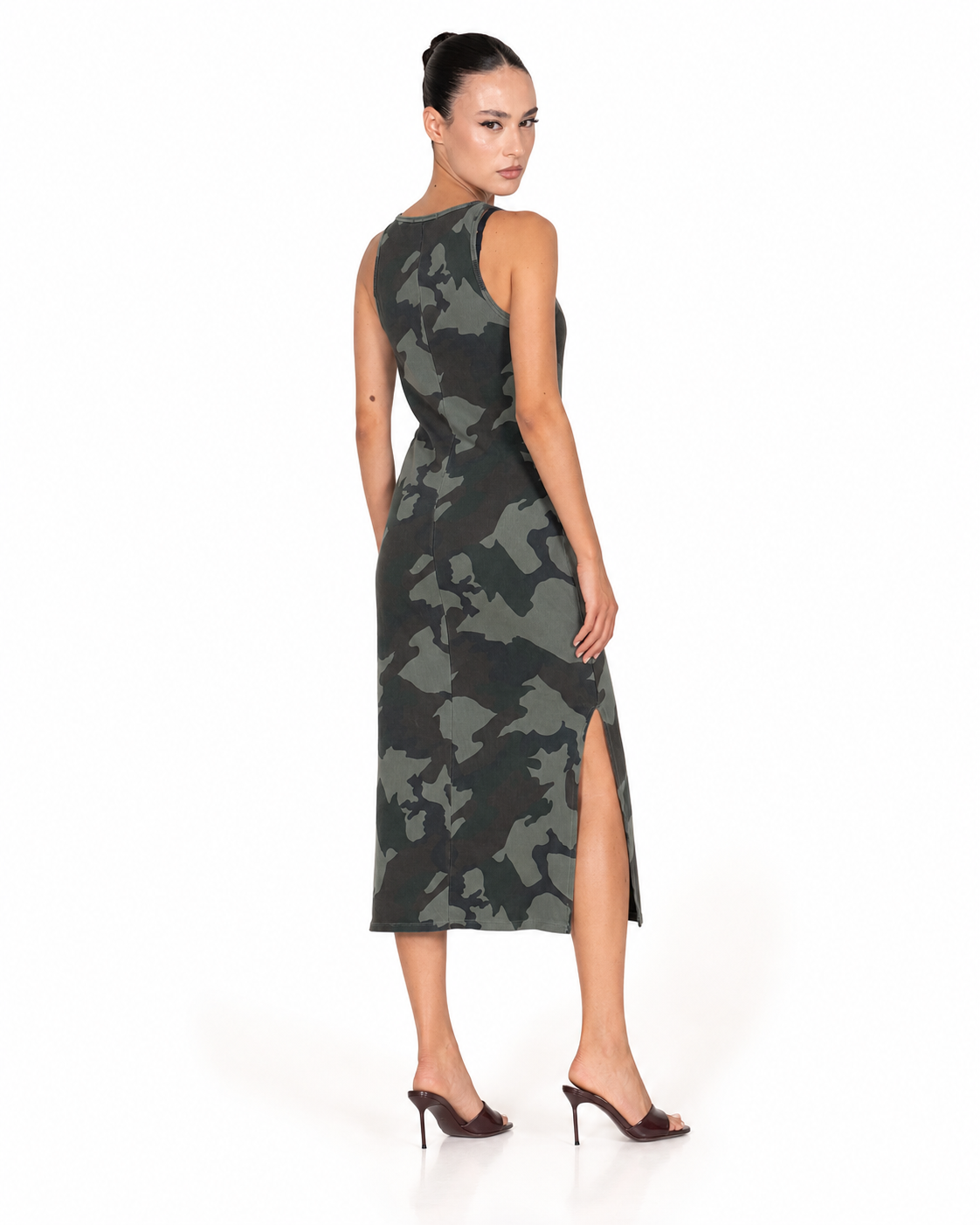 MIDI DRESS CAMOUFLAGE