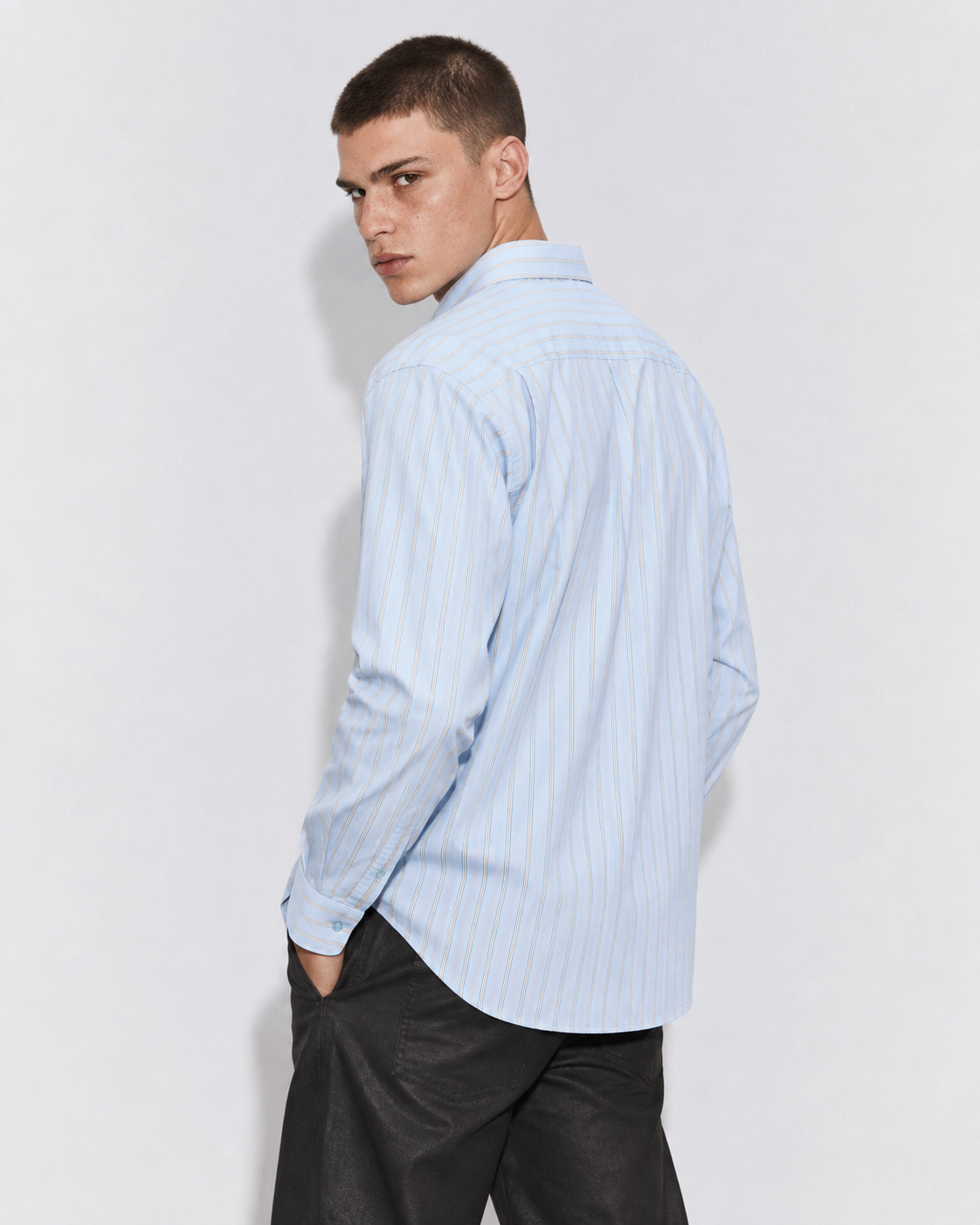 CAMICIA OVER RIGA LARGA