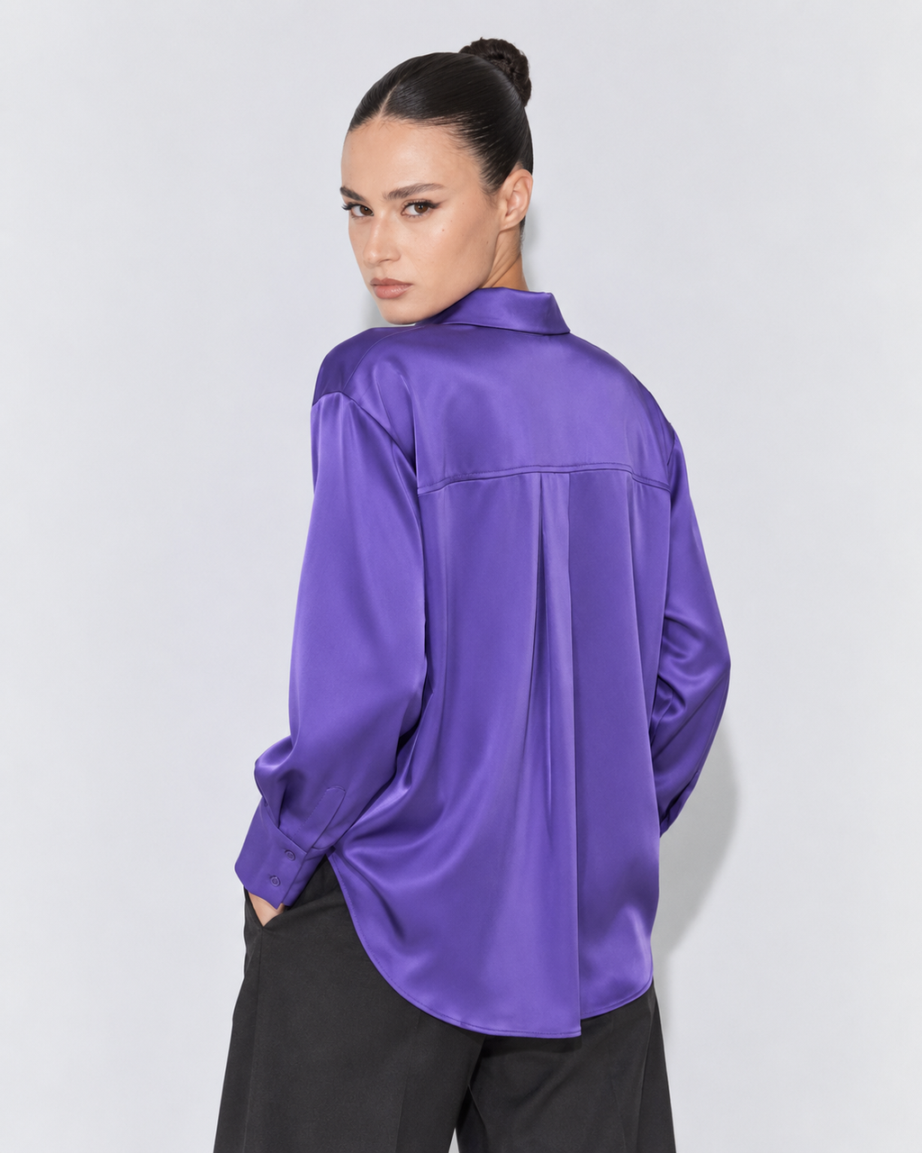 CAMICIA SATIN OVER