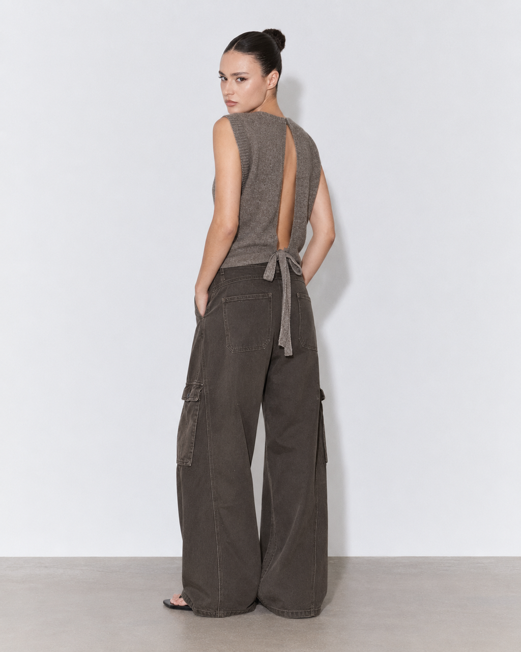 DENIM CARGO CHOCO