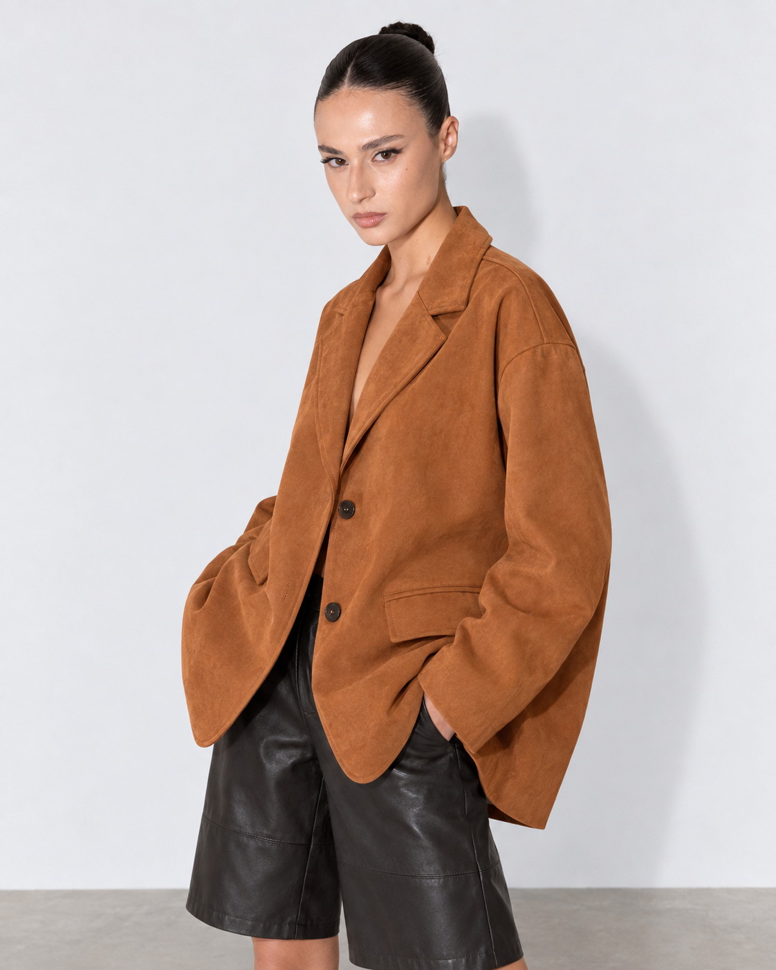 BLAZER OVER SUEDE