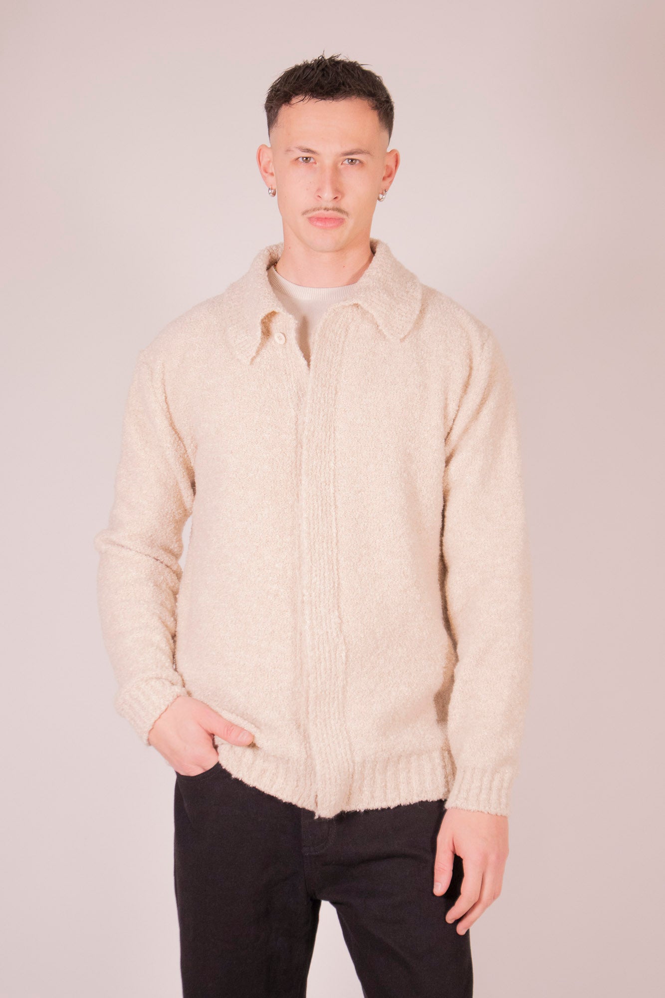 CARDIGAN MAGLIA BOUCLE