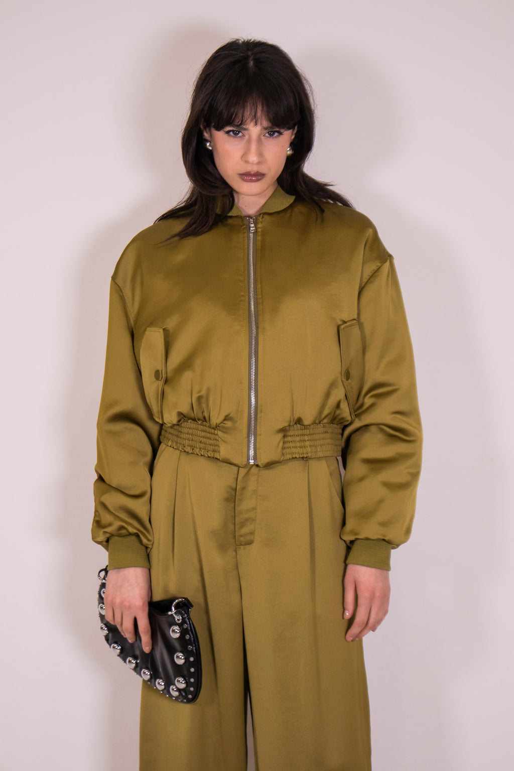 BOMBER SATIN