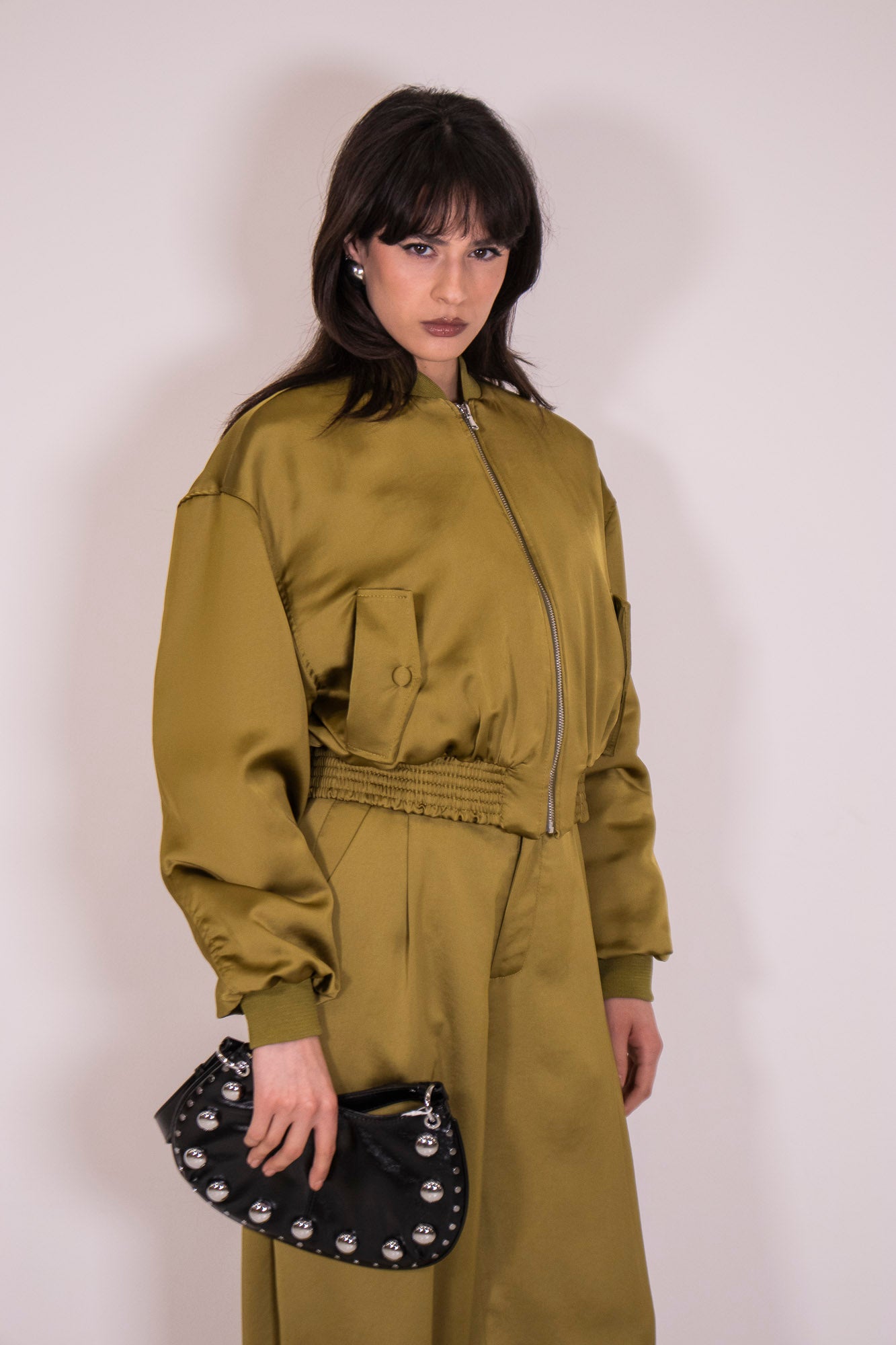 BOMBER SATIN