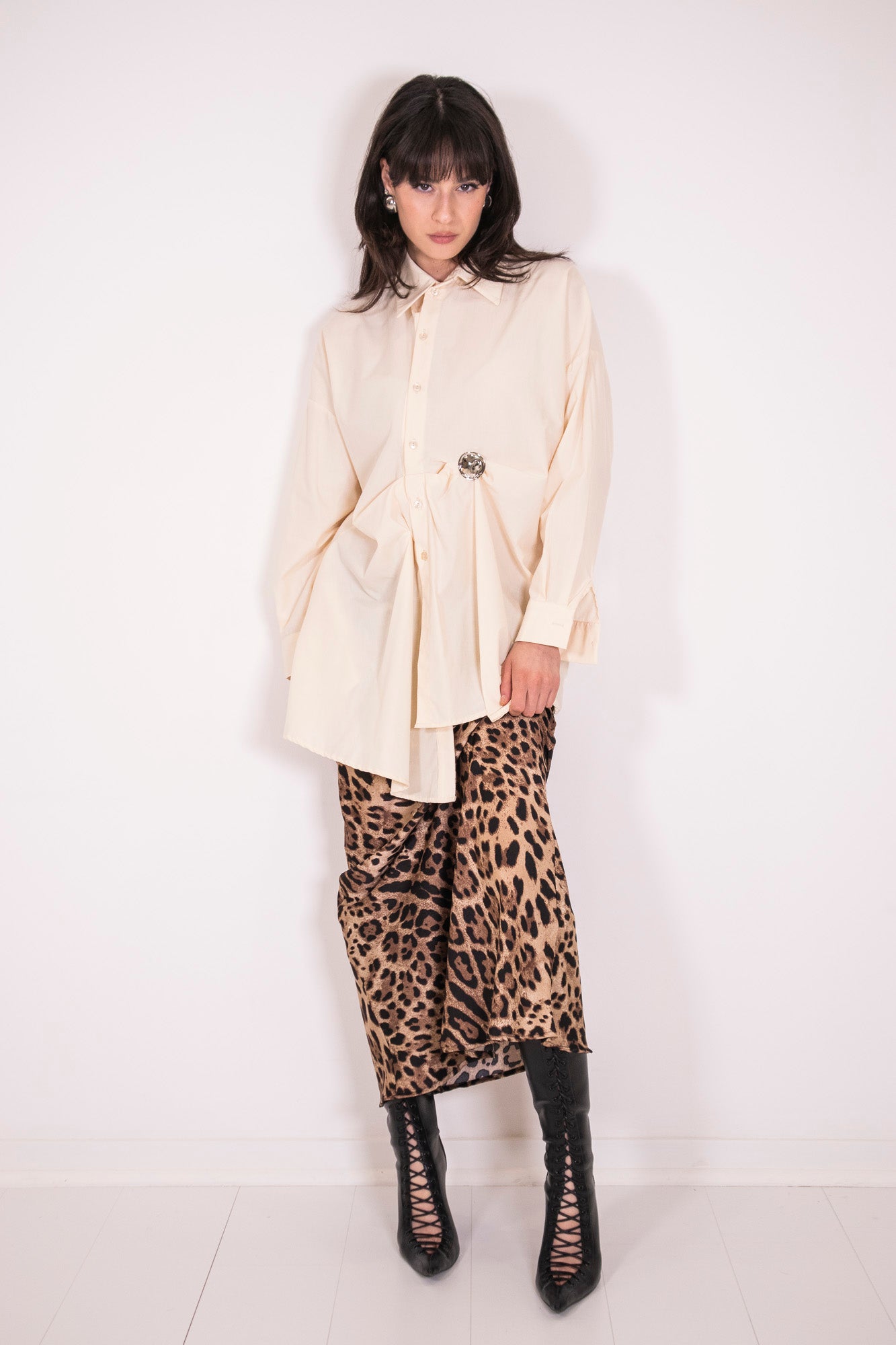 CAMICIA DROPE ASYMETRIC