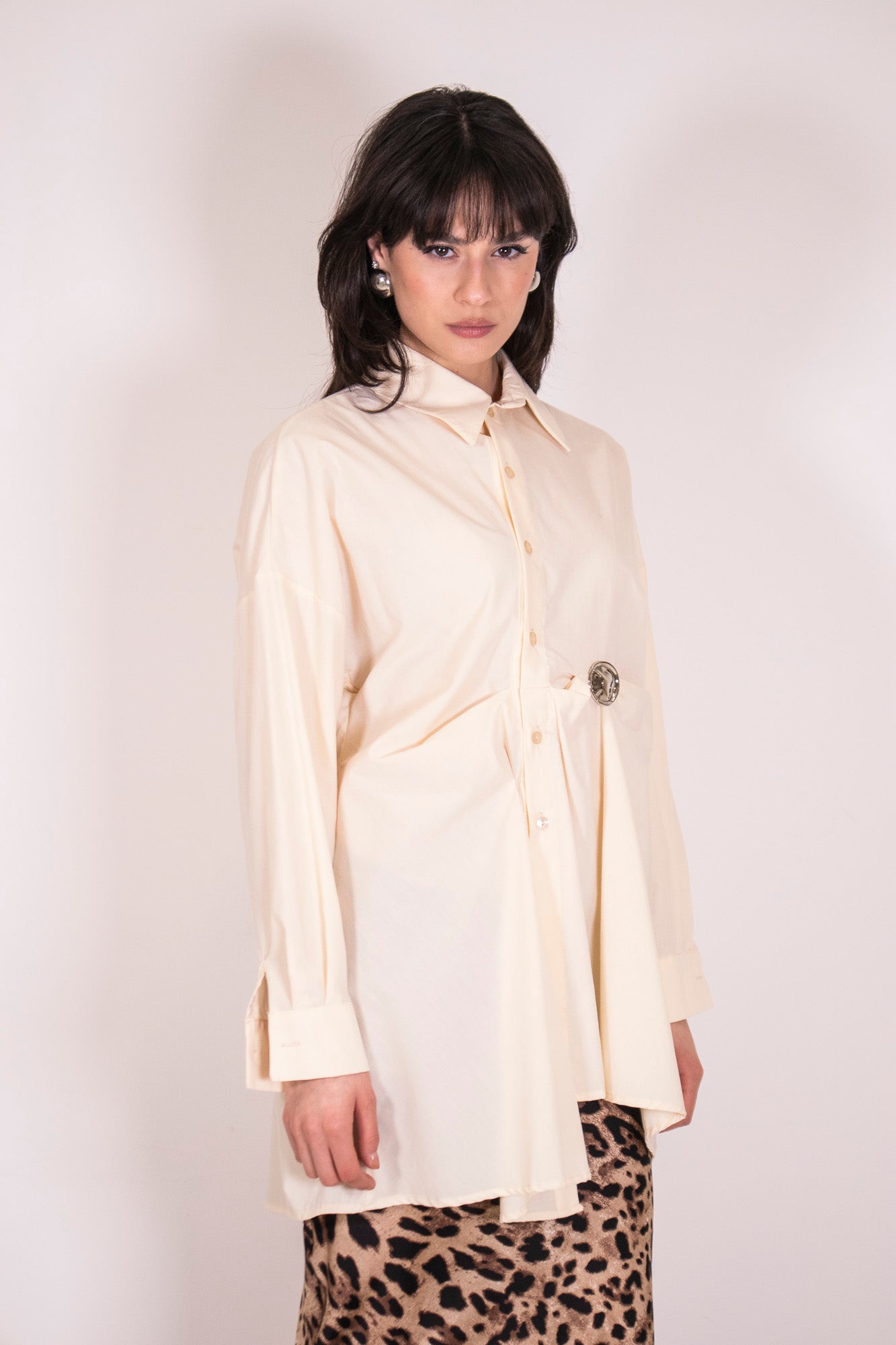 CAMICIA DROPE ASYMETRIC