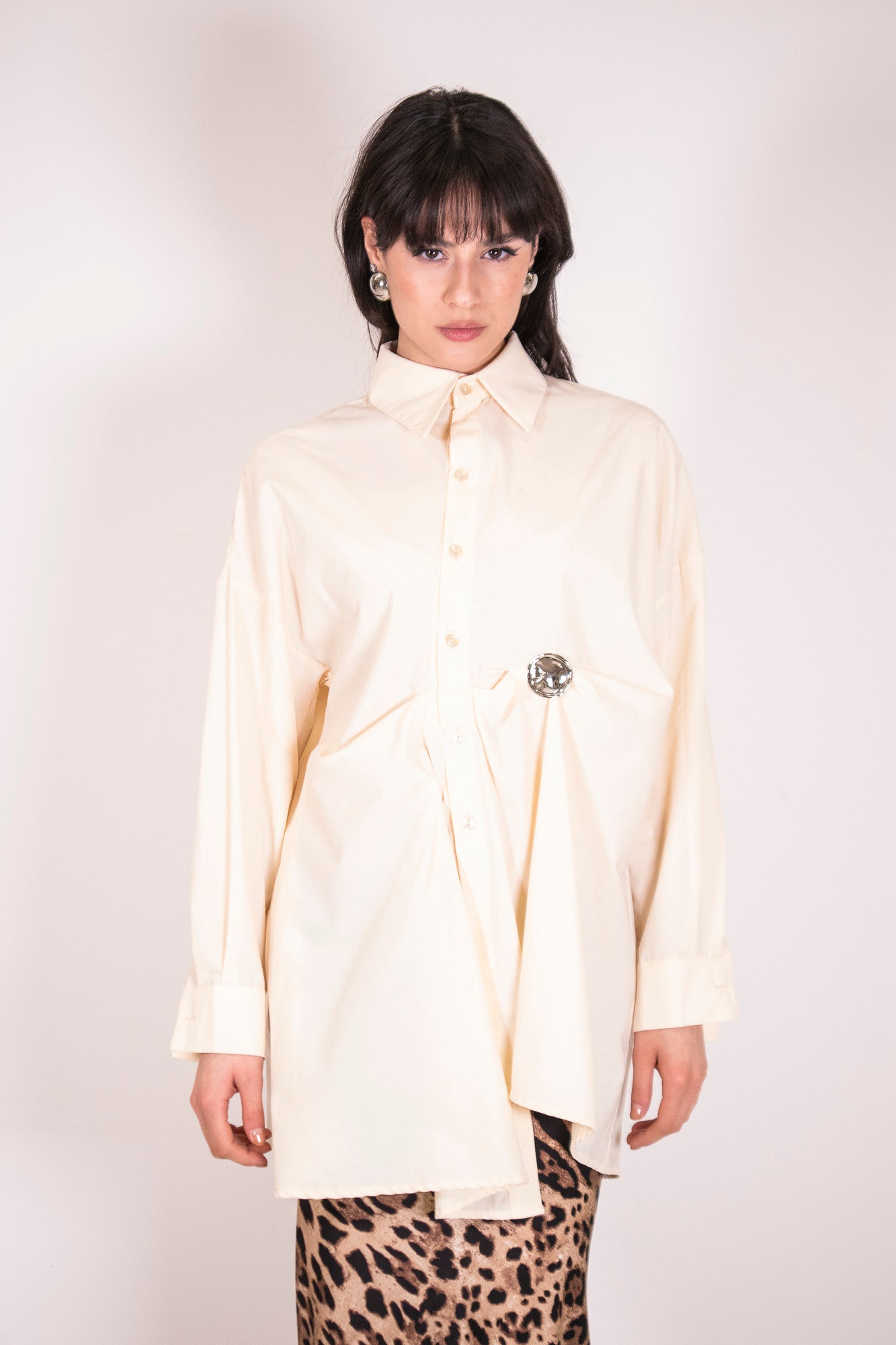 CAMICIA DROPE ASYMETRIC