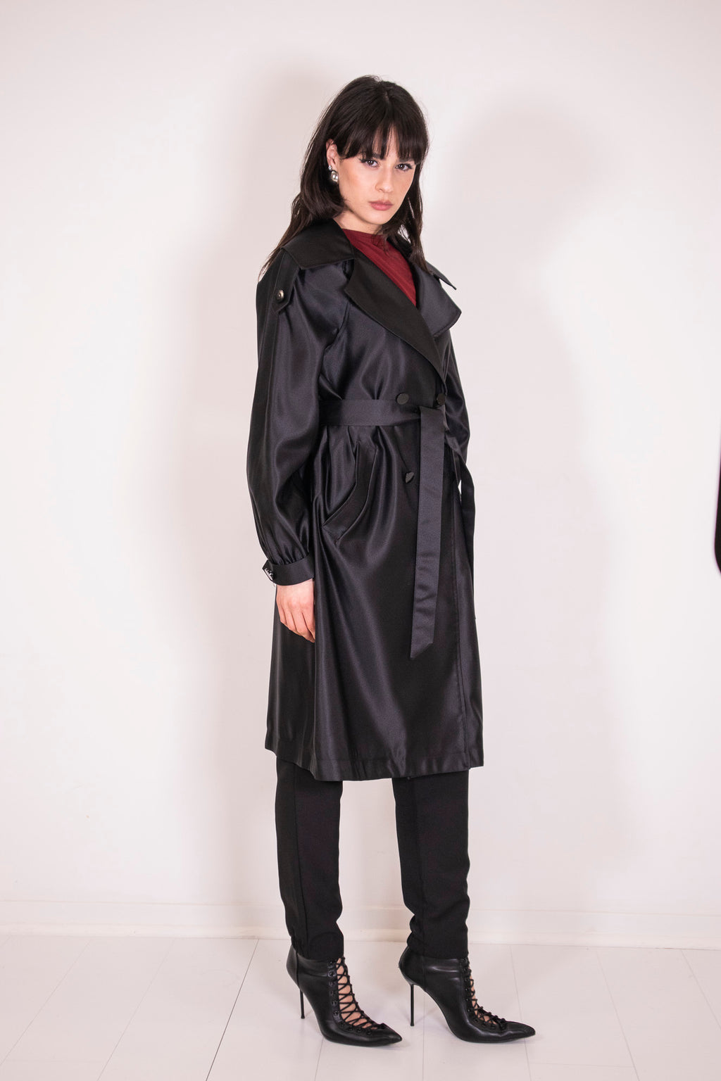 TRENCH SATIN
