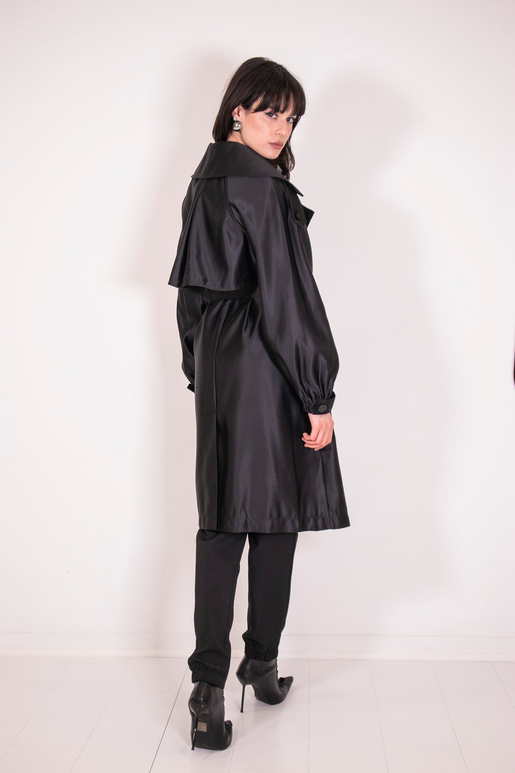 TRENCH SATIN