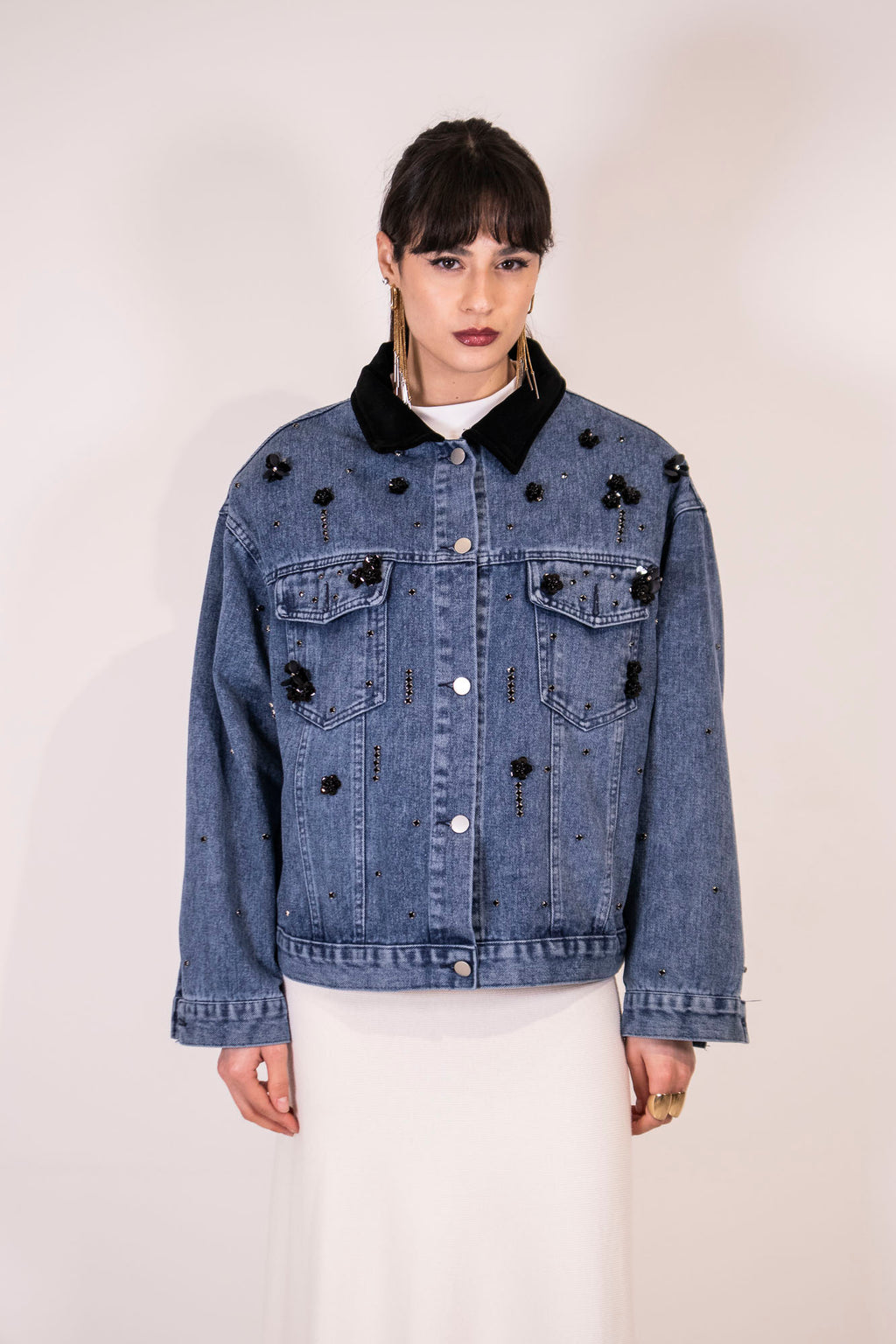 GIACCA DENIM MINA