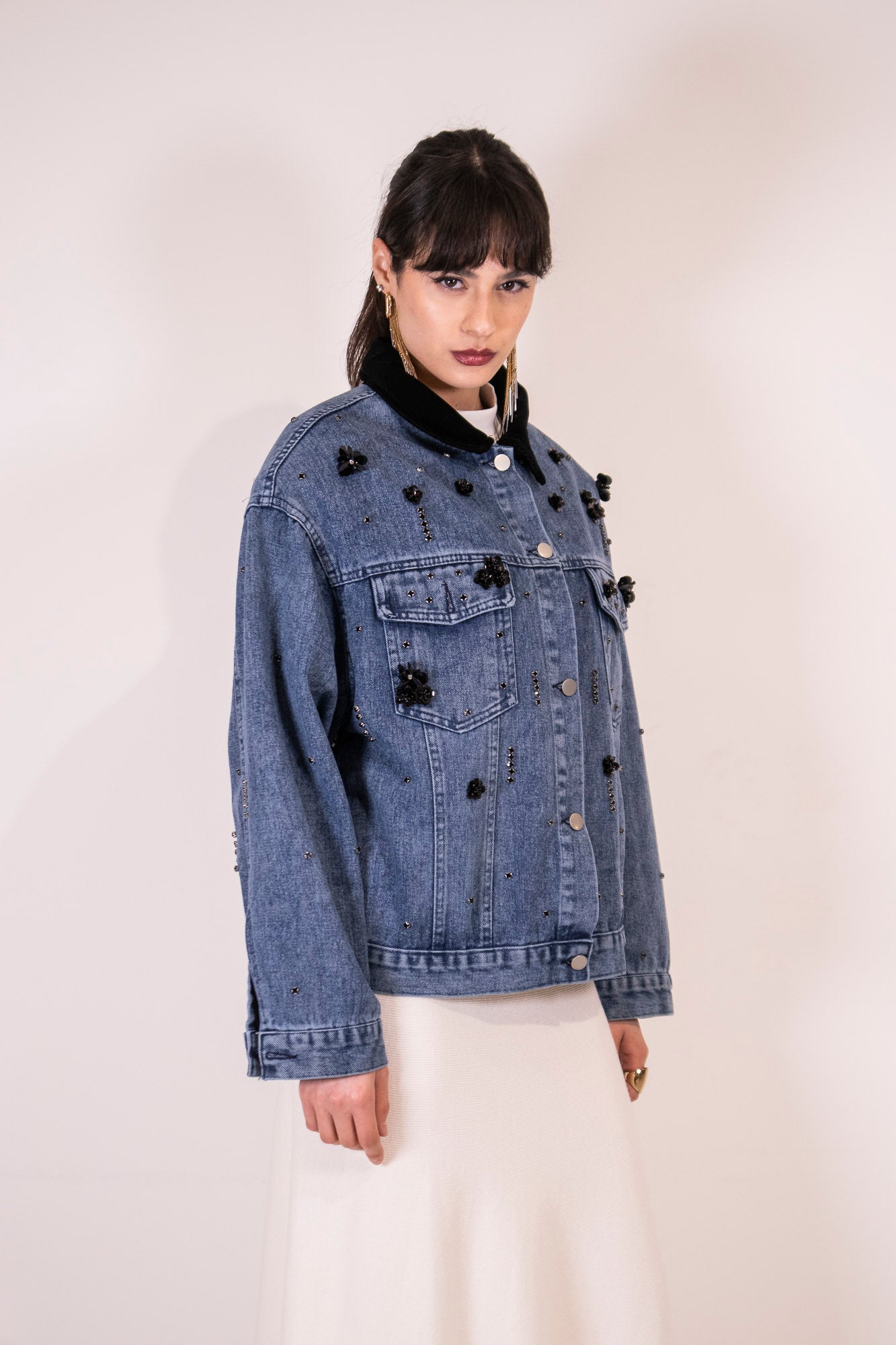 GIACCA DENIM MINA