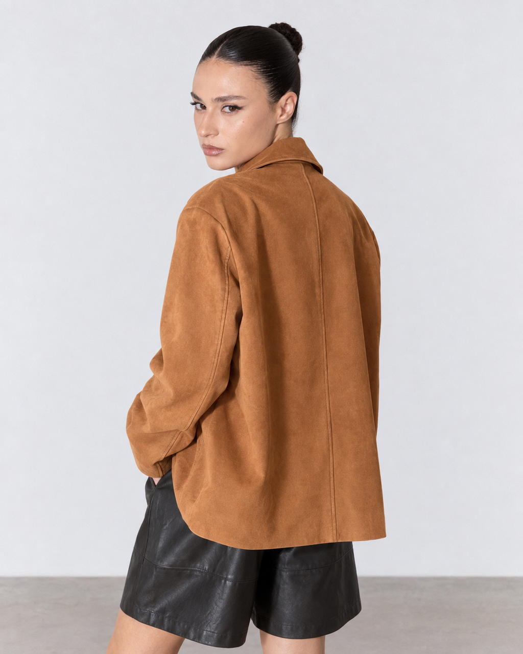 BLAZER OVER SUEDE