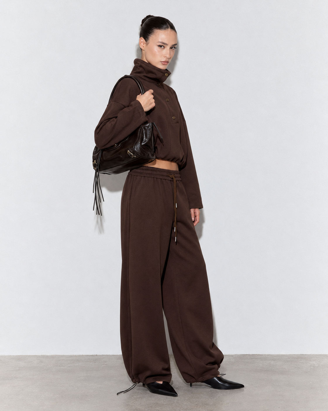 COORDINATO TUTA HIGH COLLAR LOOSE