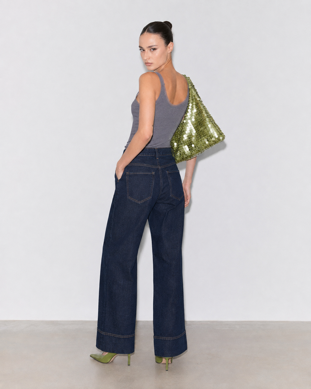 DENIM WIDE PALACE