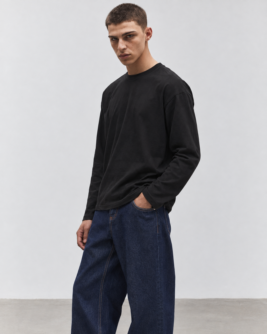 JEANS BAGGY LAVAGGIO ZERO