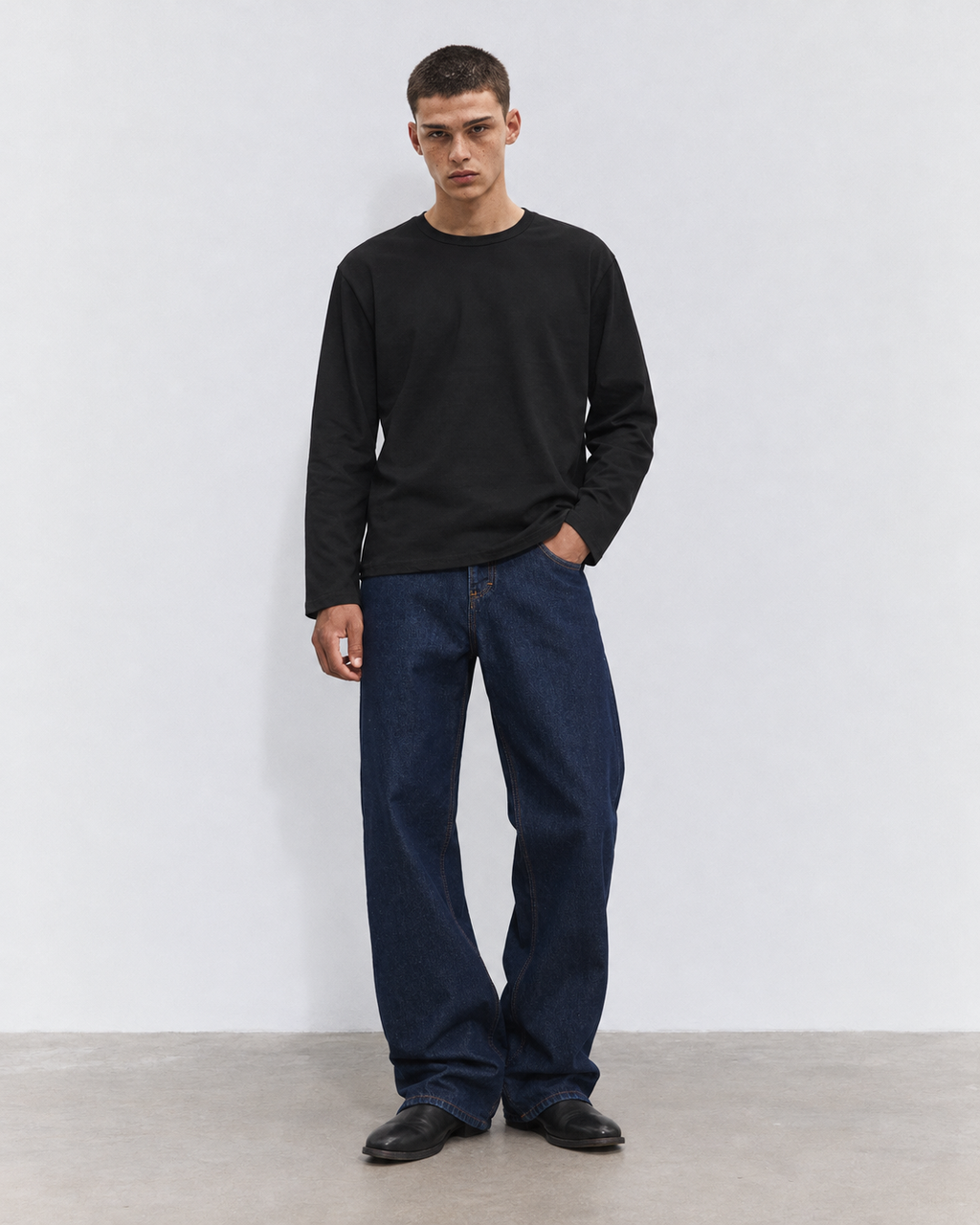 JEANS BAGGY LAVAGGIO ZERO
