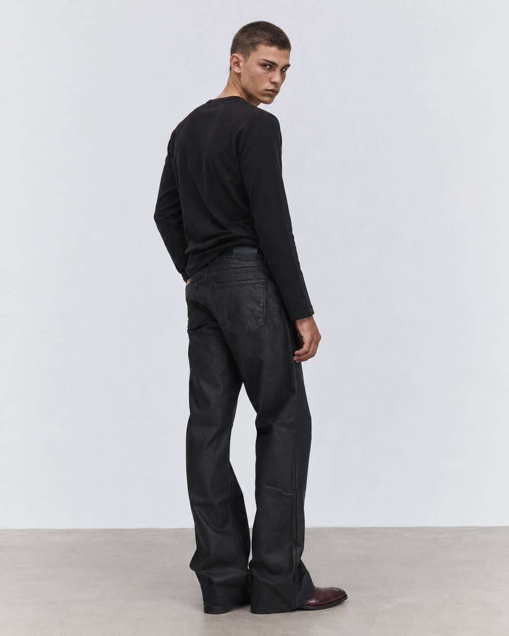 DENIM FLARE FIT LIMITED EDITION SPALMATO