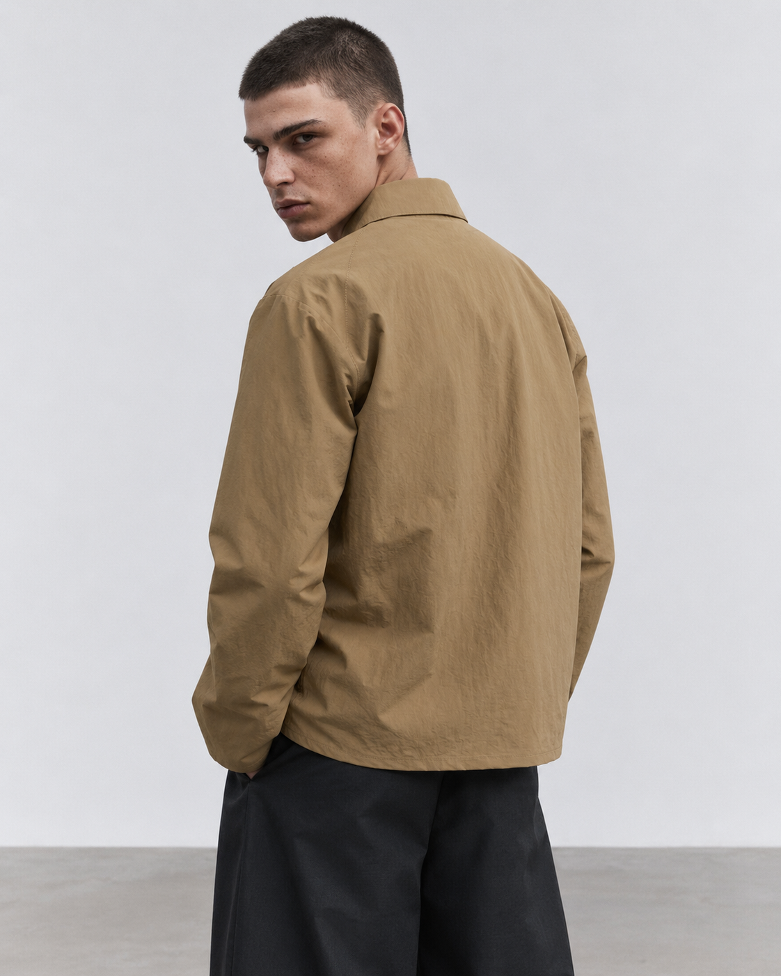 GIACCA TRENCH IN COTONE NYLON
