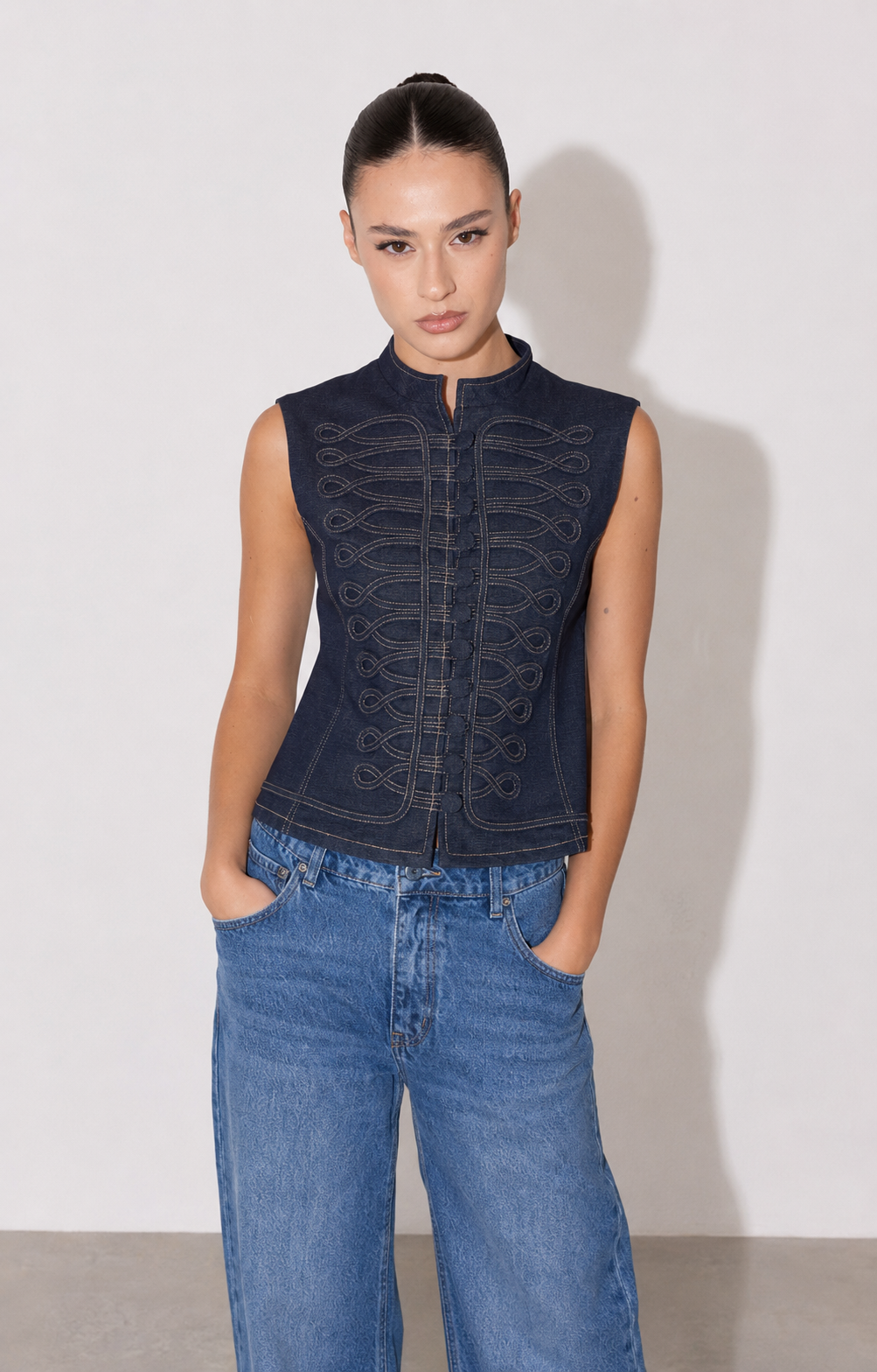 GILET DENIM NAPOLEON