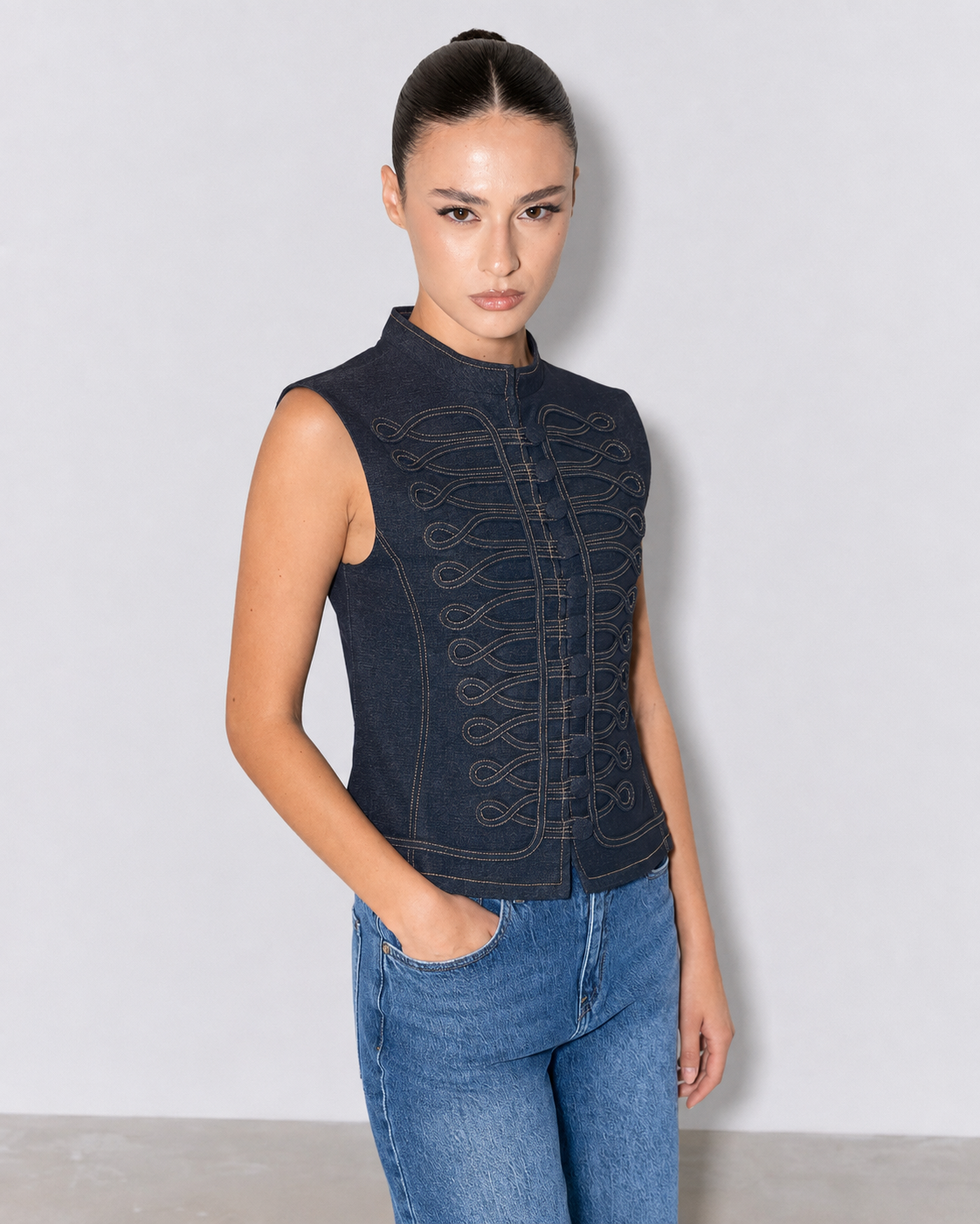 GILET DENIM NAPOLEON