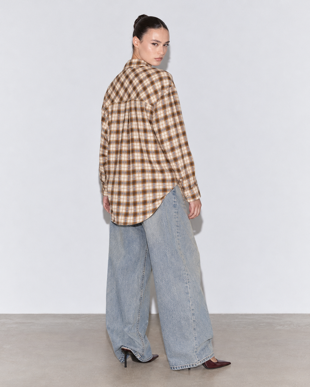 CAMICIA OVER CHECK