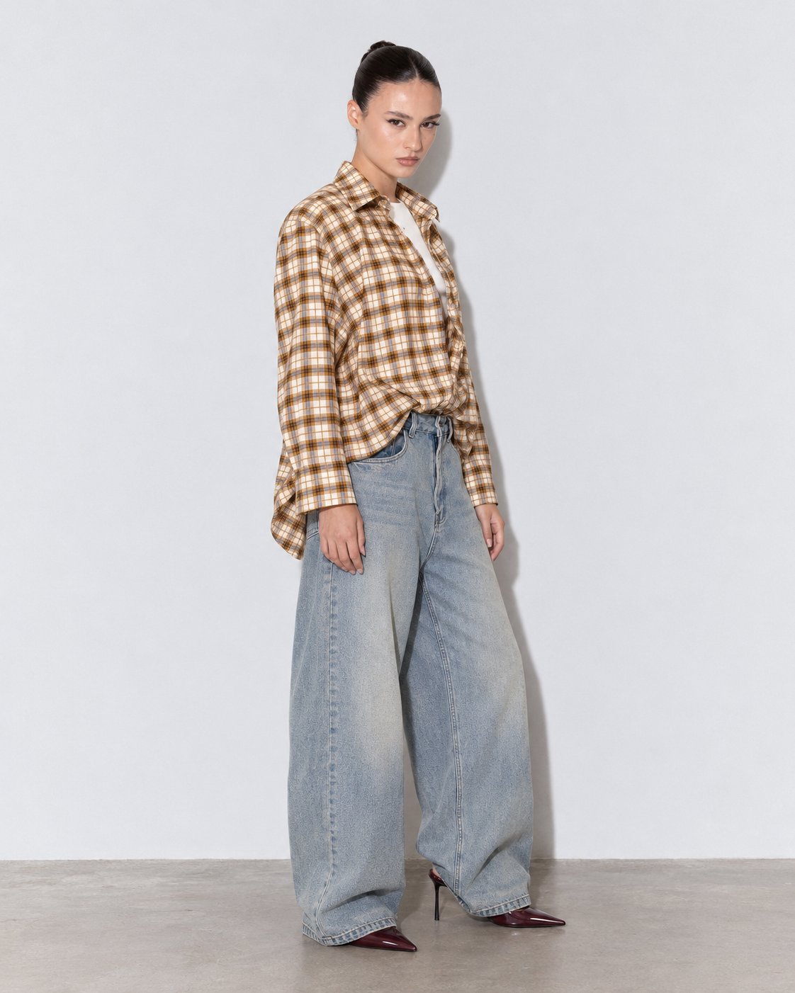 CAMICIA OVER CHECK
