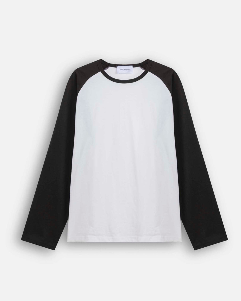 T-SHIRT LONGSLEEVE BICOLOR IN COTONE 210 GR