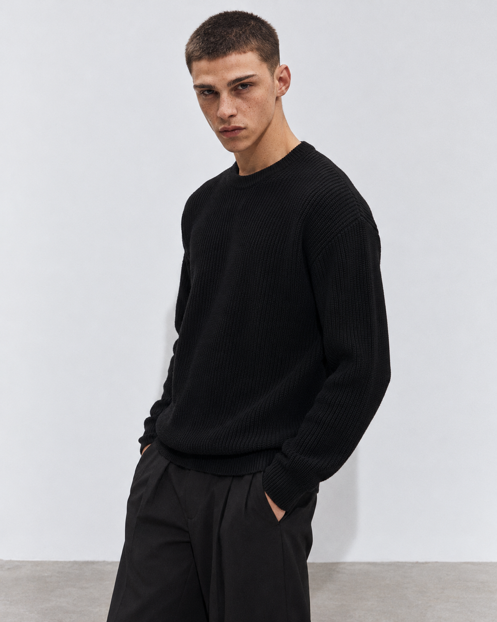MAGLIA GIROCOLLO OVERSIZE