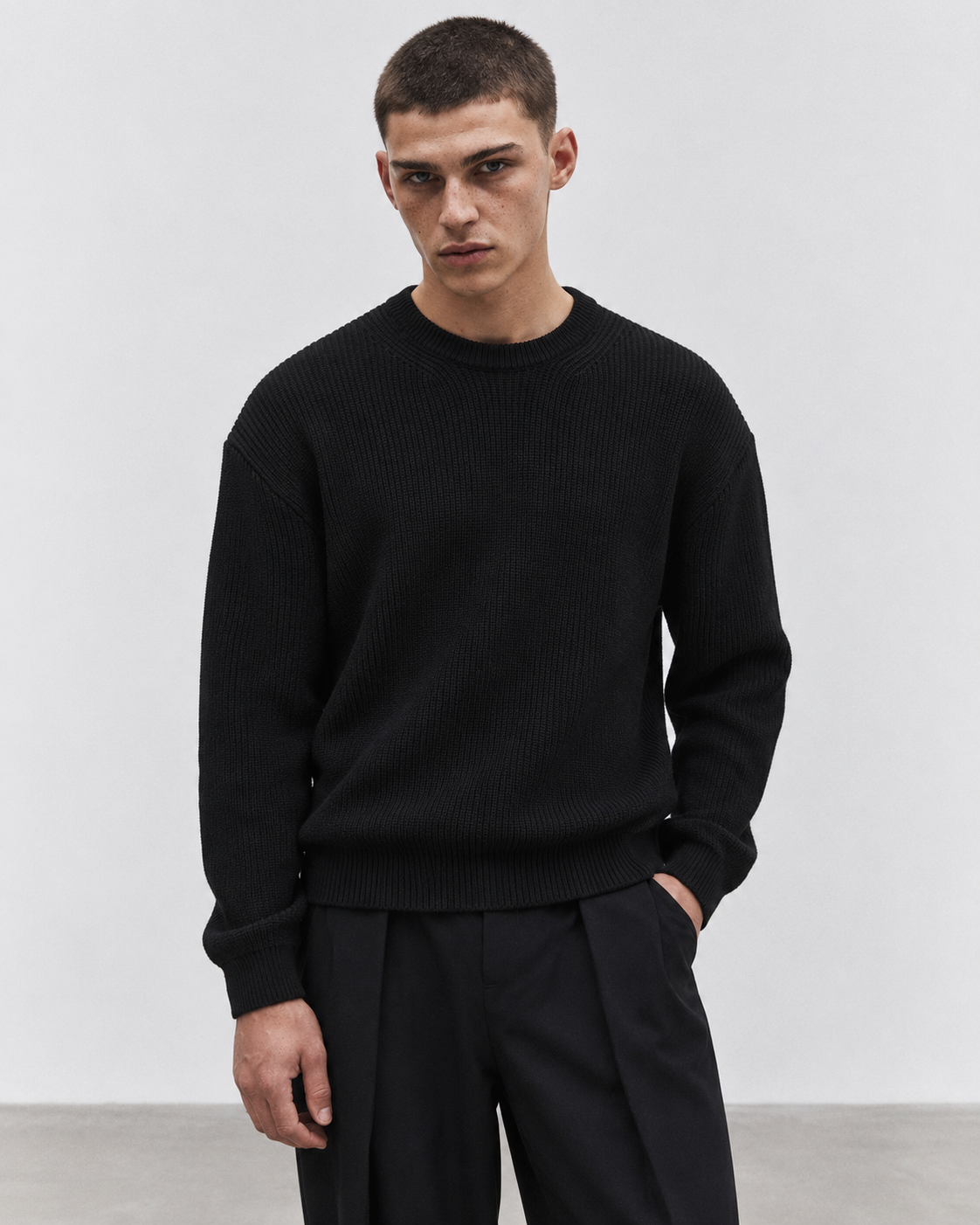 MAGLIA GIROCOLLO OVERSIZE
