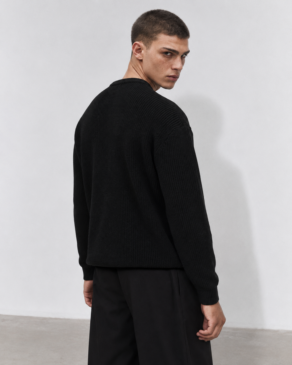 MAGLIA GIROCOLLO OVERSIZE