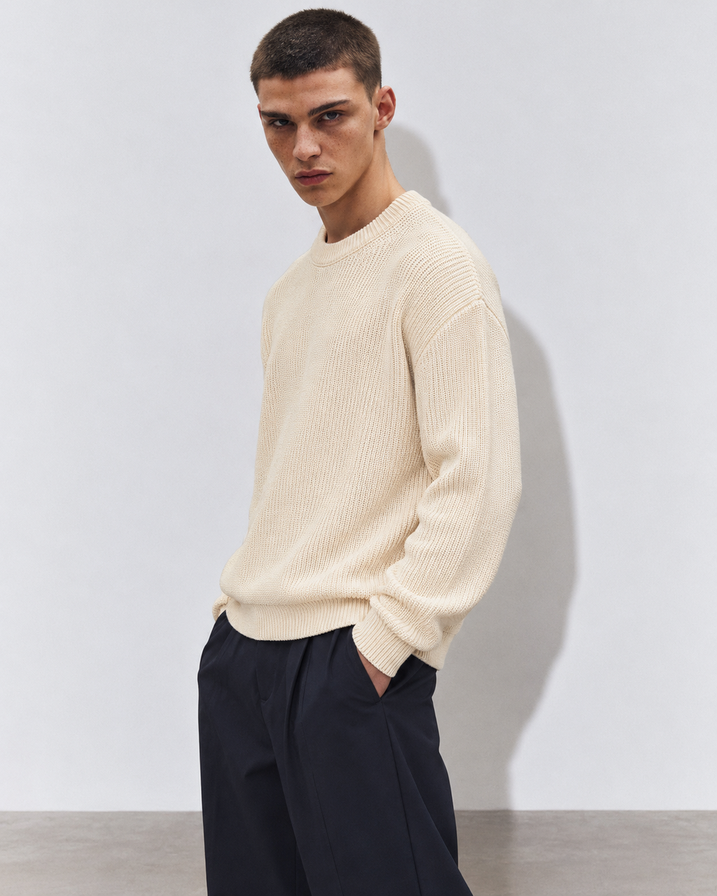 MAGLIA GIROCOLLO OVERSIZE