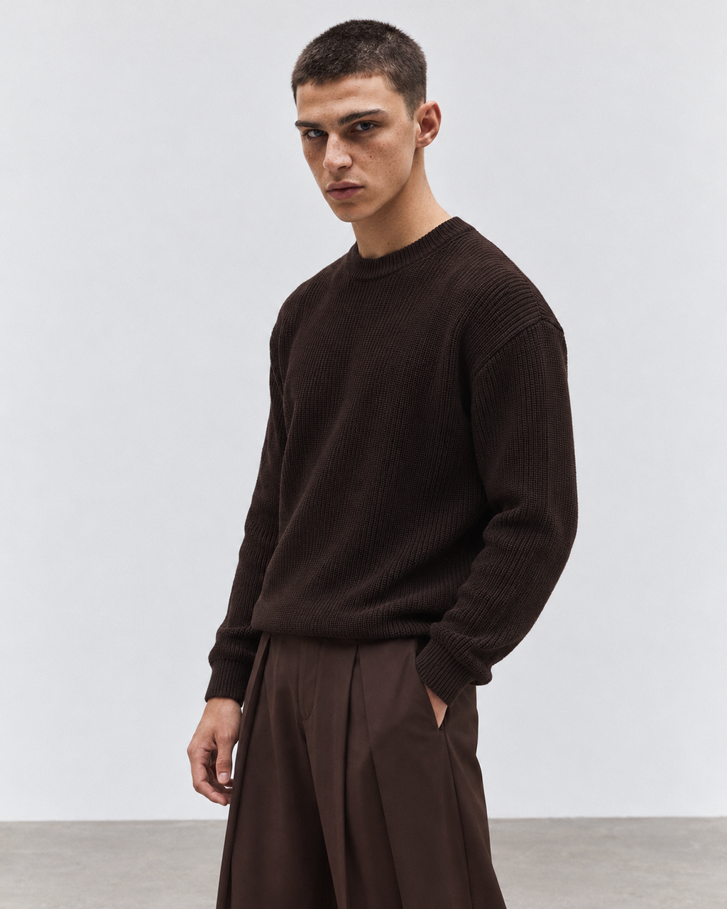 MAGLIA GIROCOLLO OVERSIZE