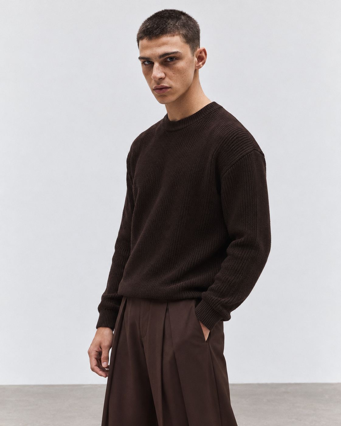 MAGLIA GIROCOLLO OVERSIZE