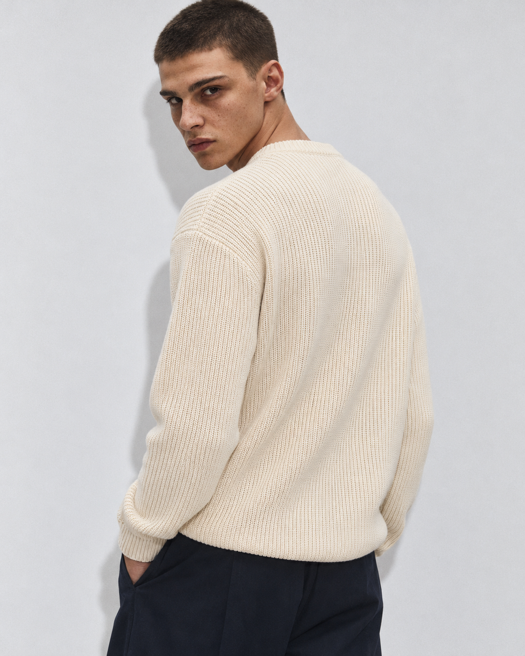 MAGLIA GIROCOLLO OVERSIZE