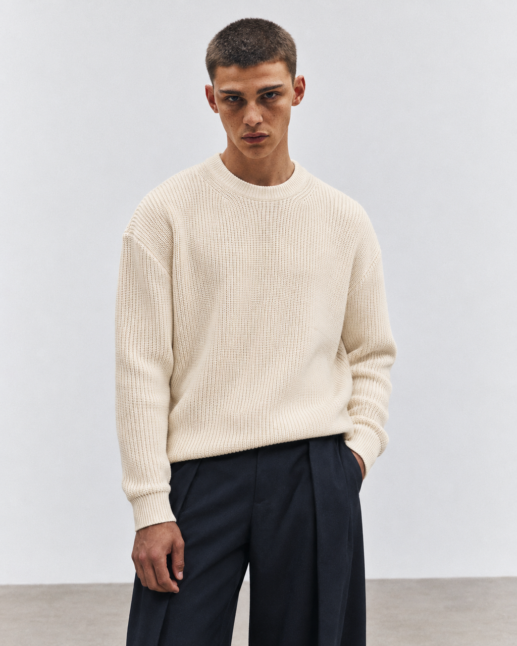 MAGLIA GIROCOLLO OVERSIZE