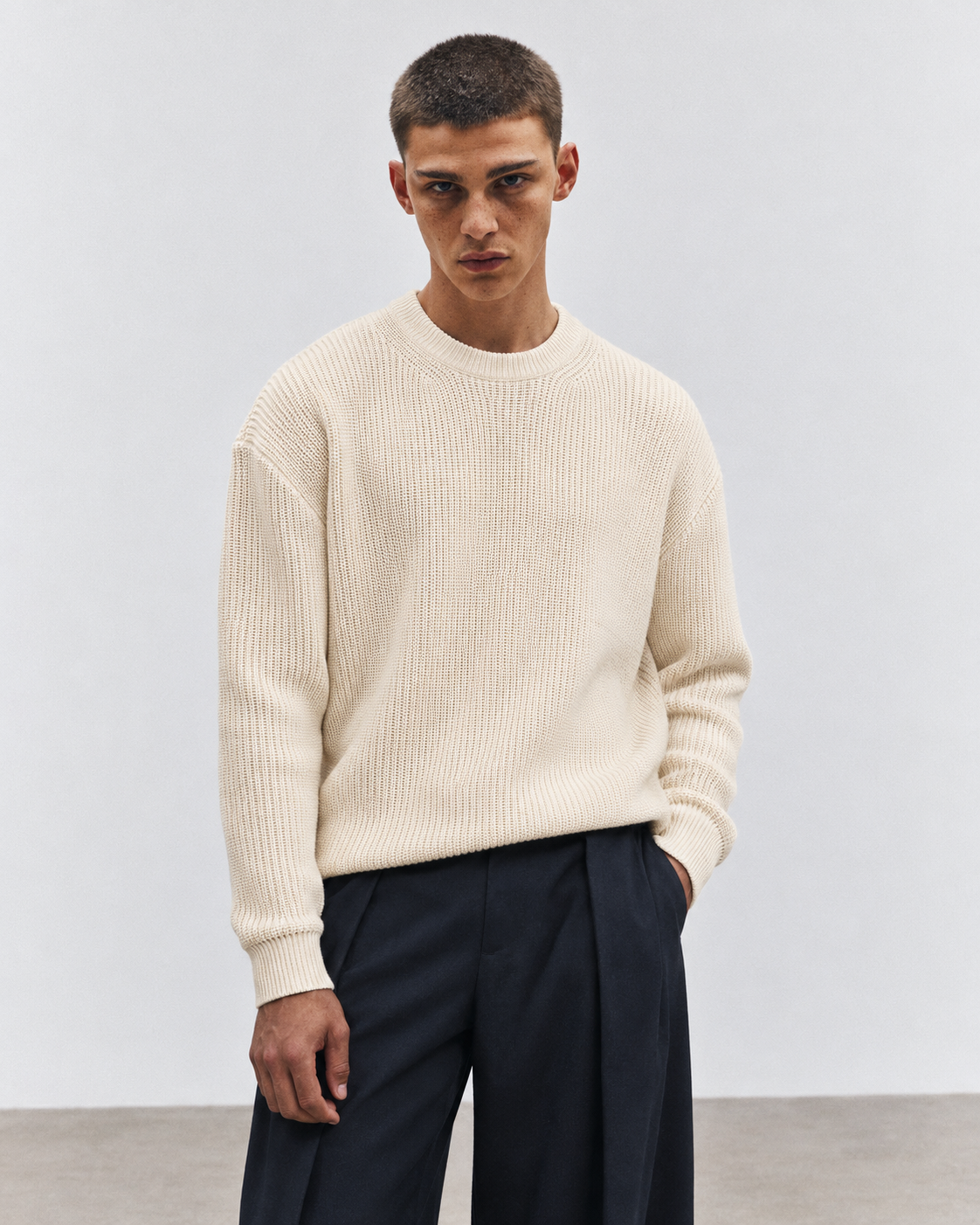 MAGLIA GIROCOLLO OVERSIZE