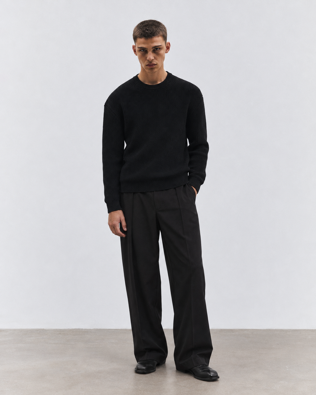 MAGLIA GIROCOLLO OVERSIZE