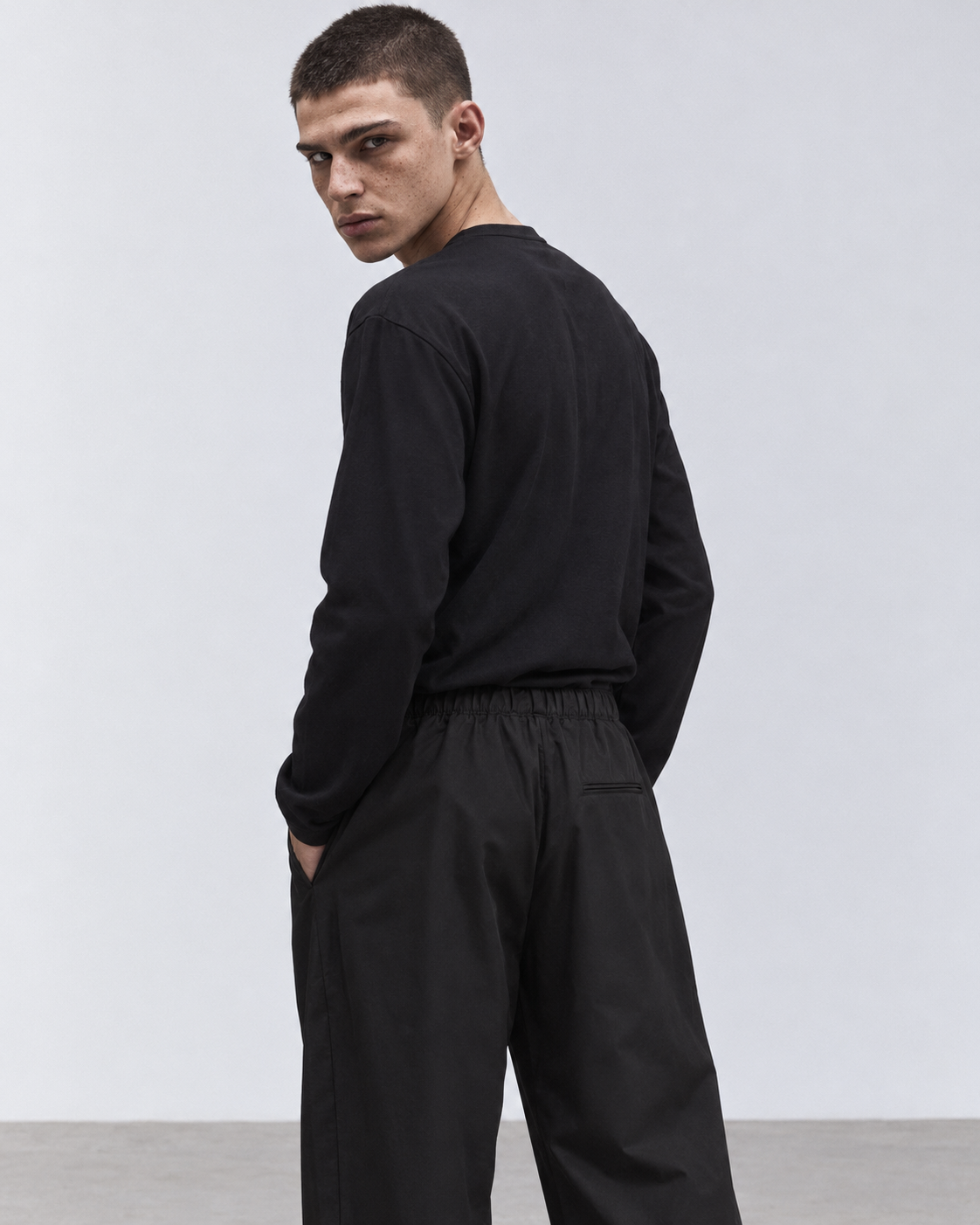PANTALACCIO JOGGER GAMBA LARGA