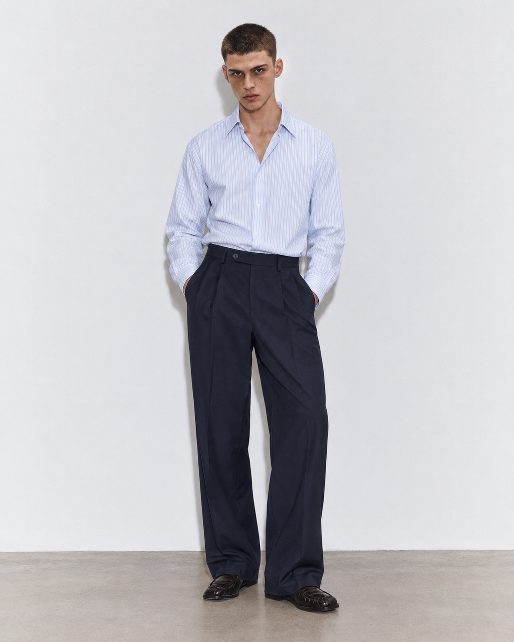 PANTALONE WIDE LEG STRUTTURATO