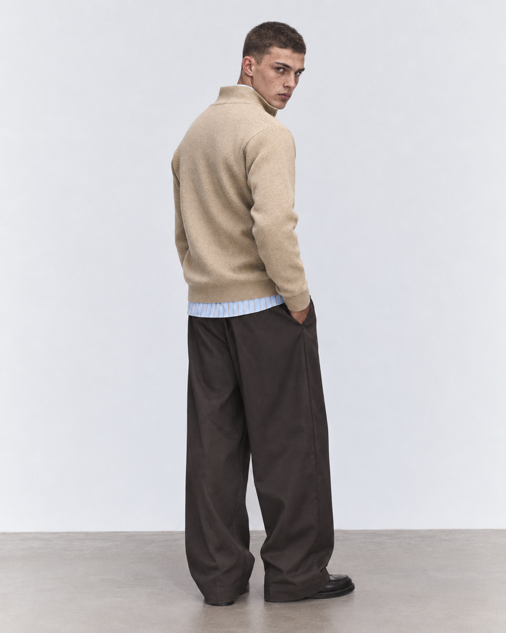 PULLOVER A MEZZA ZIP