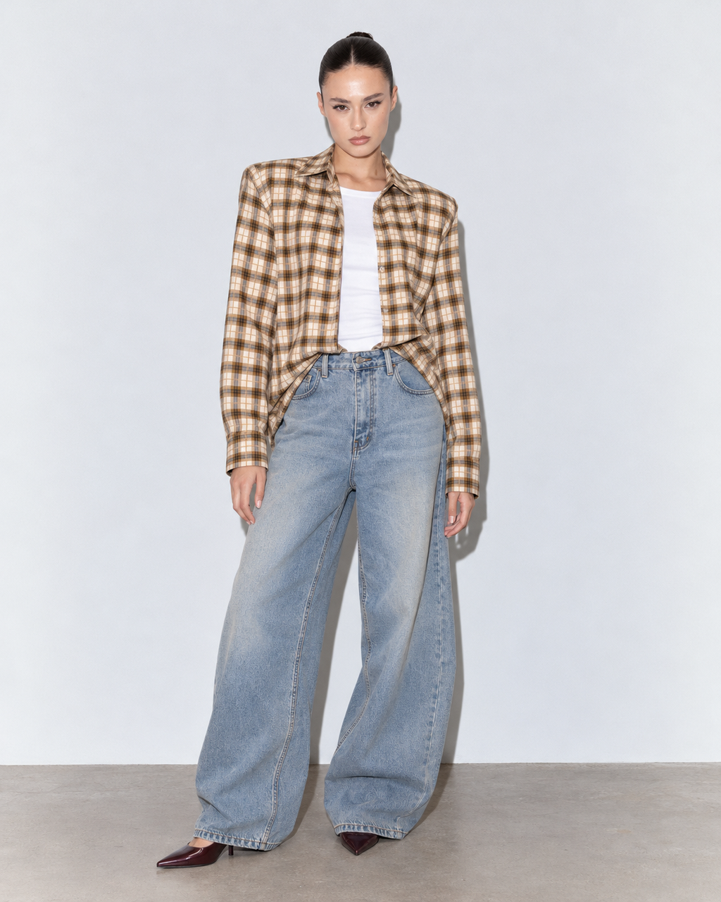 CAMICIA OVER CHECK