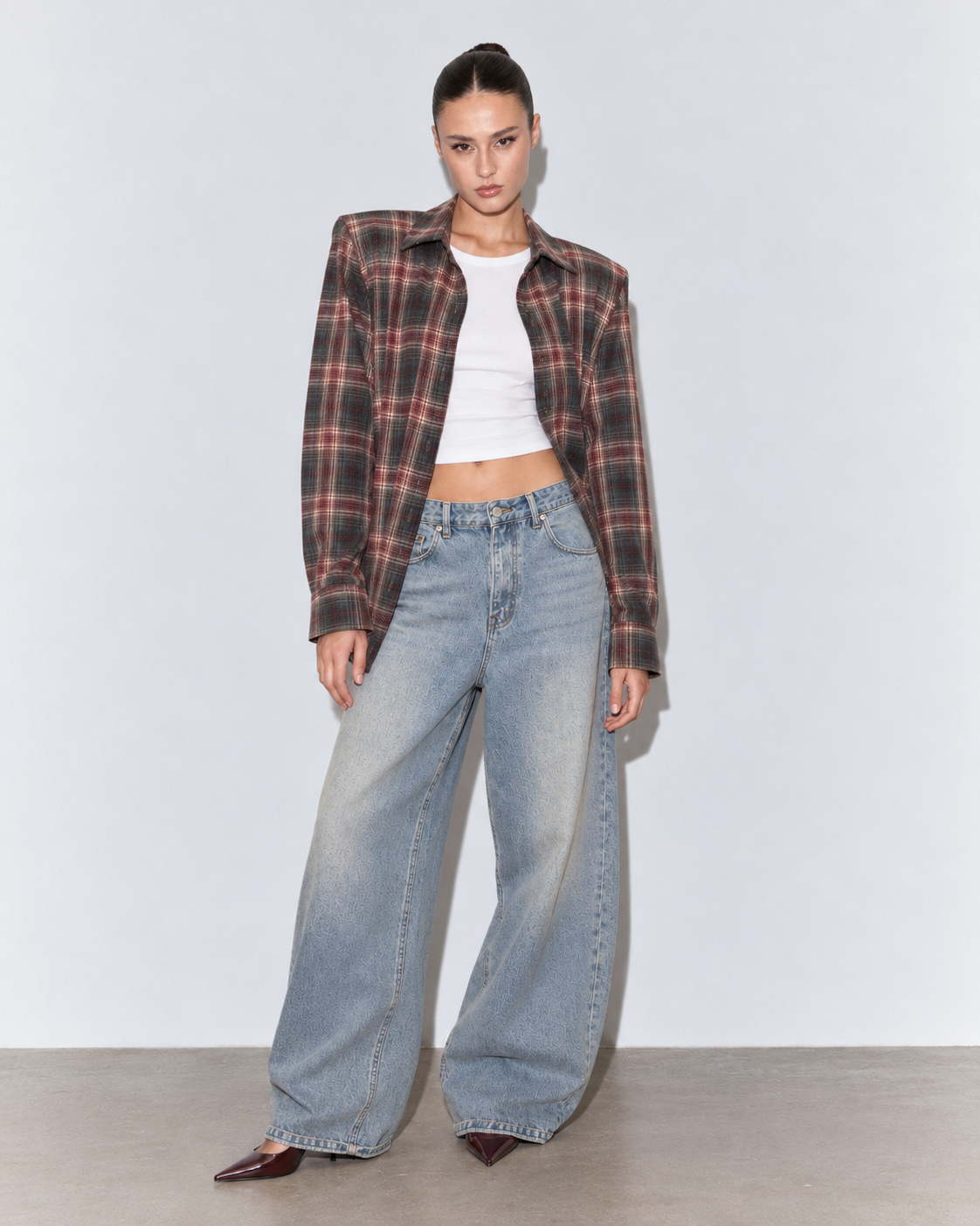 CAMICIA OVER CHECK