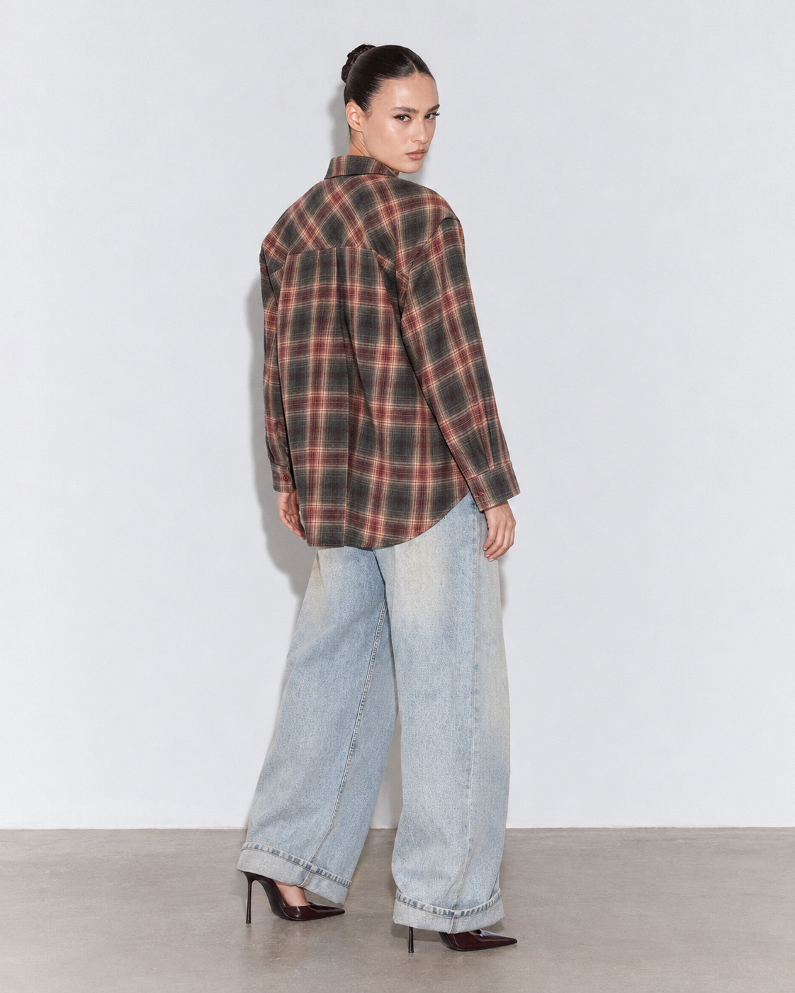 CAMICIA OVER CHECK