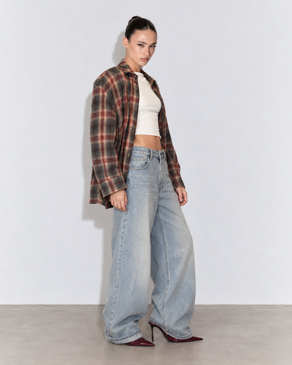 CAMICIA OVER CHECK