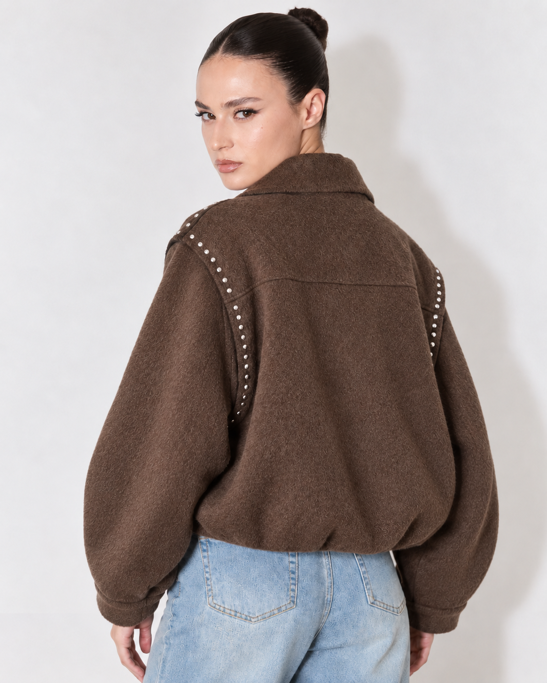 CAPPOTTO WOOL STUD