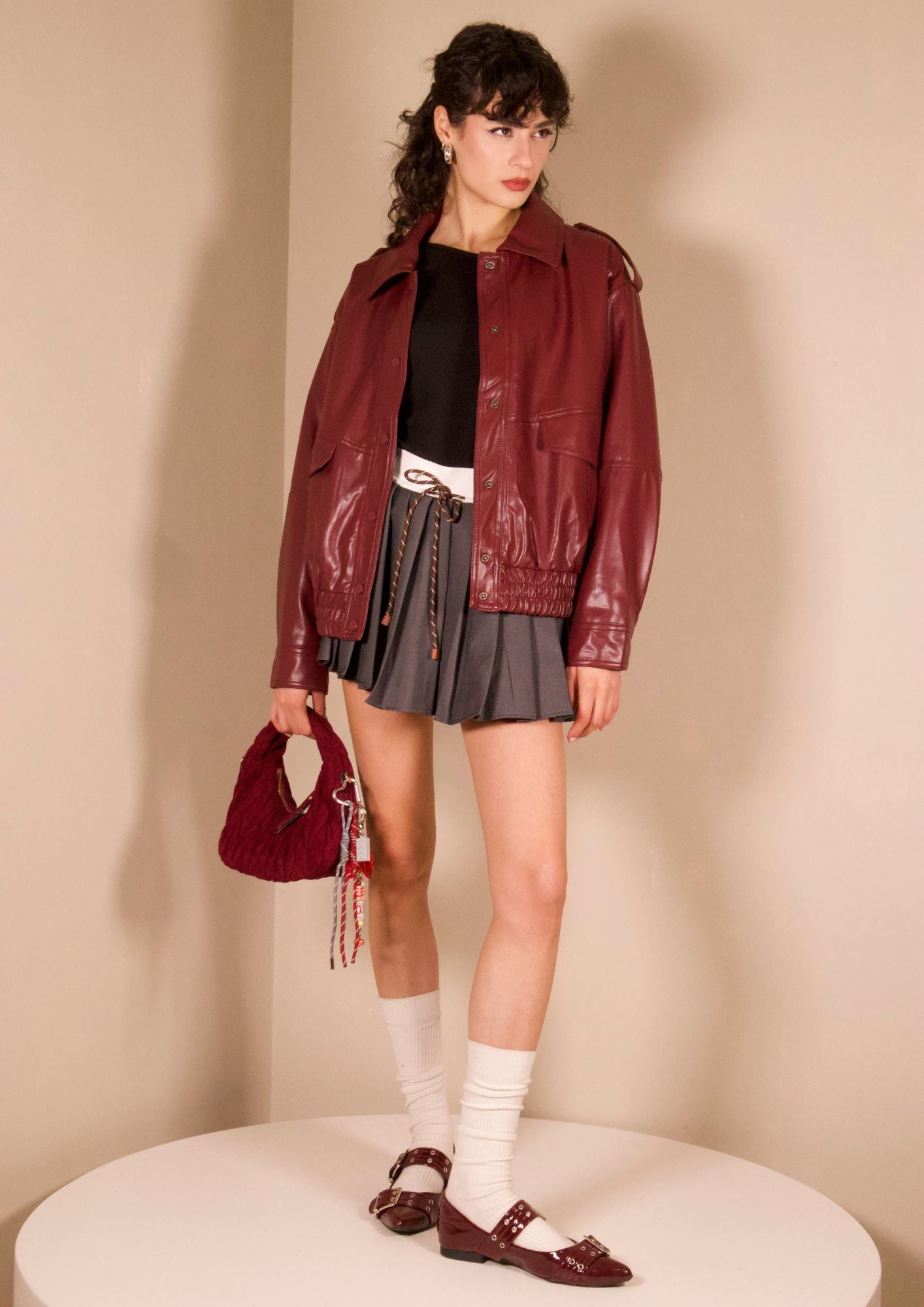 BOMBER BURGUNDY