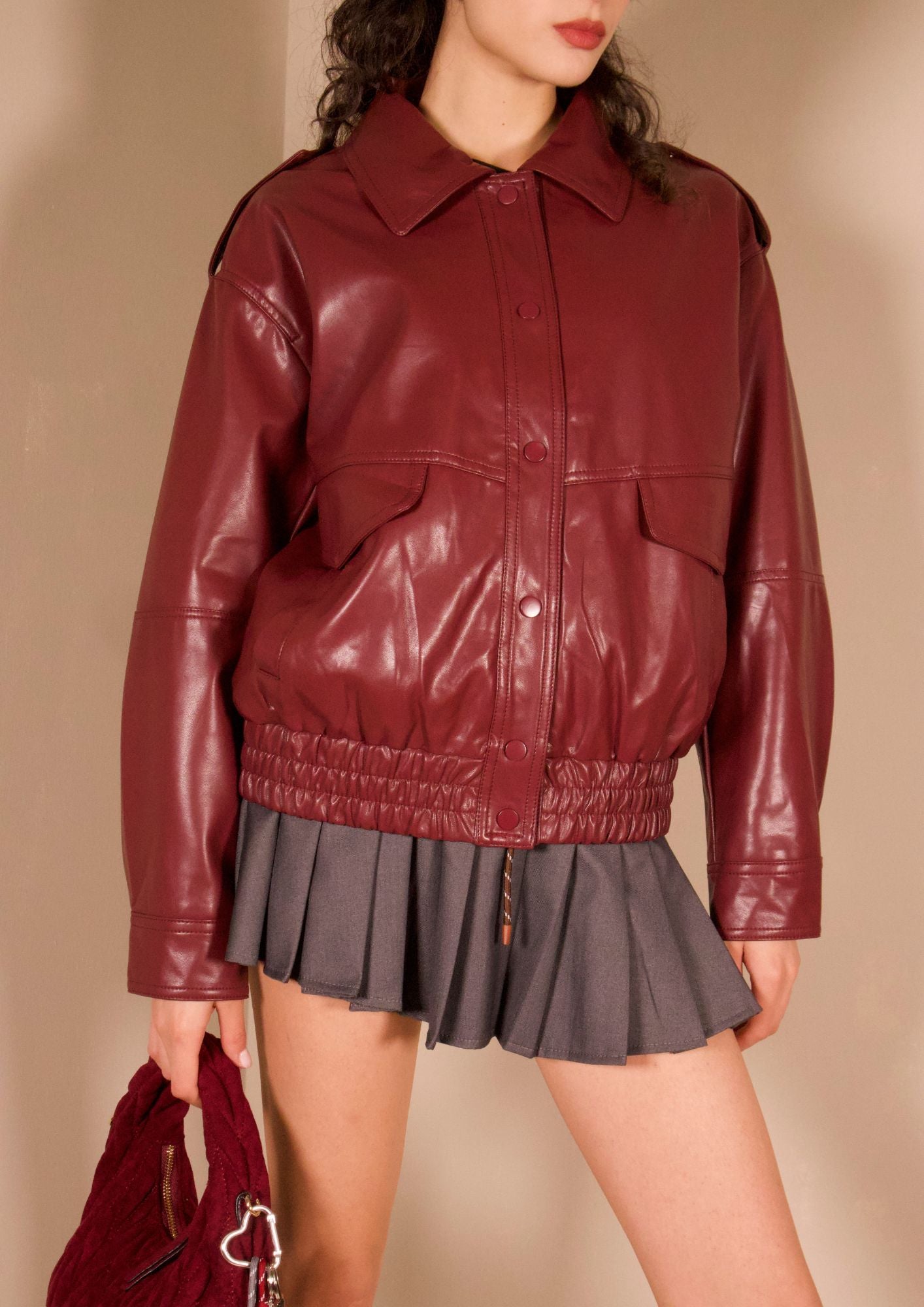 BOMBER BURGUNDY