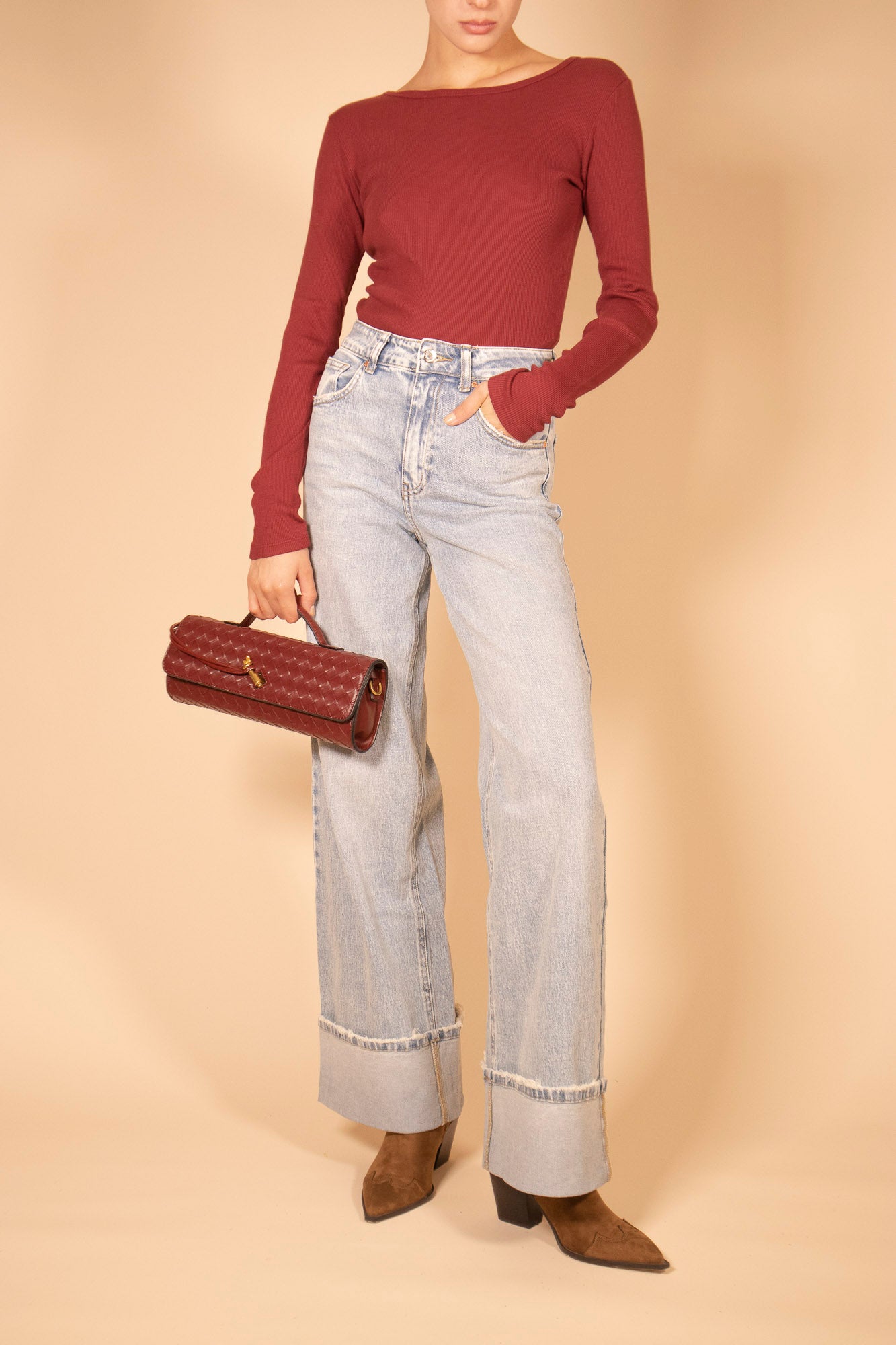 PANTALONE IN DENIM LEAH