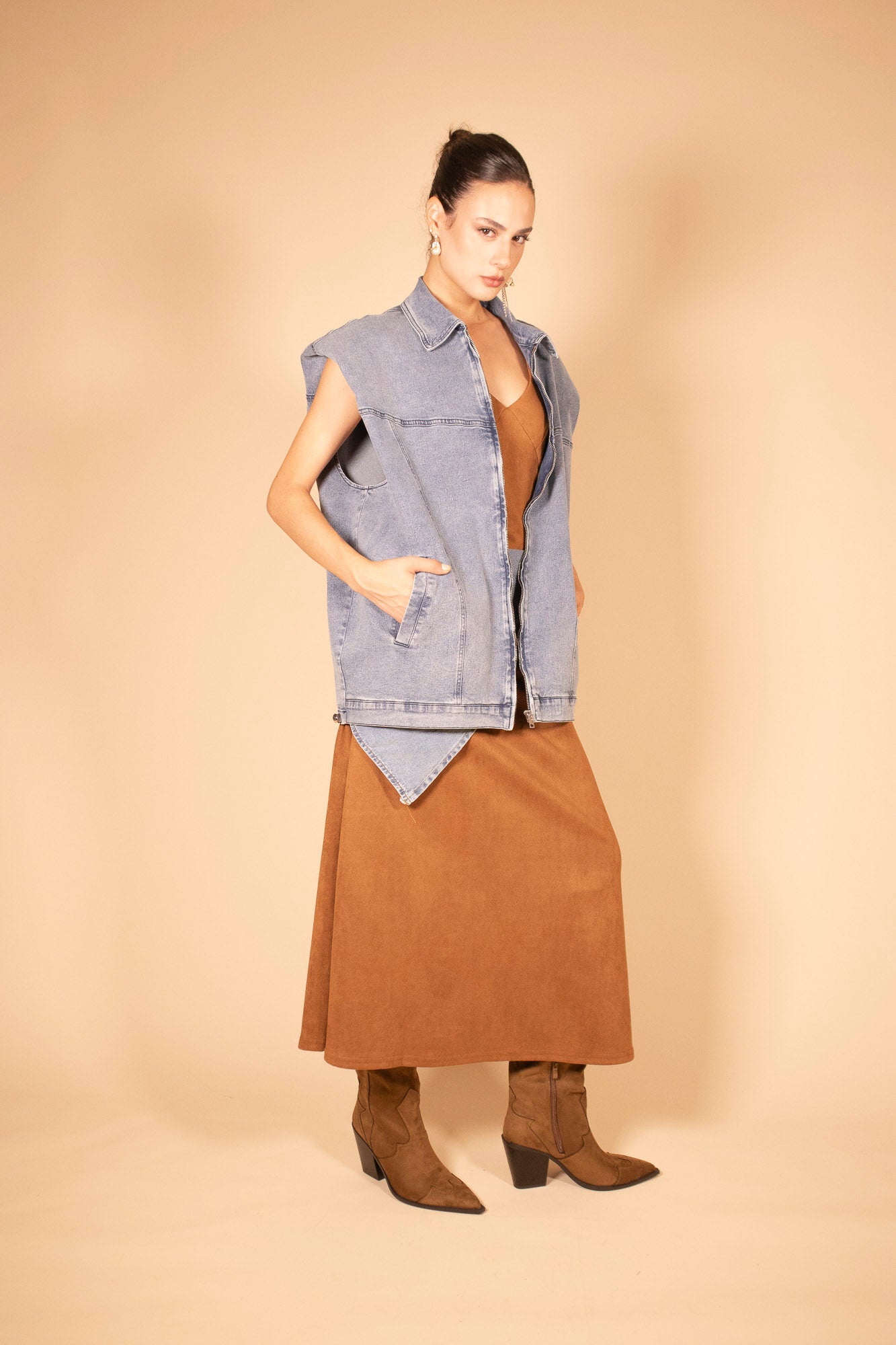 GILET DENIM CITY