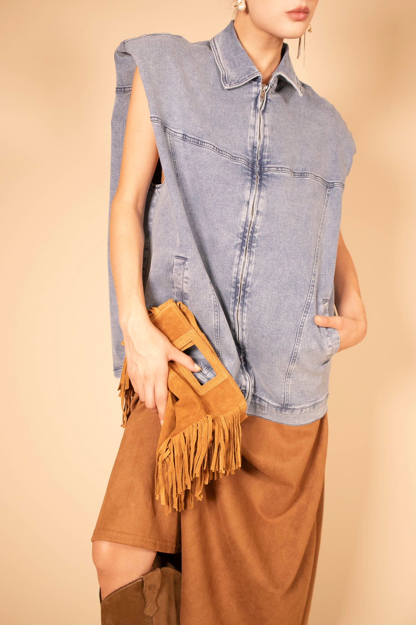 GILET DENIM CITY